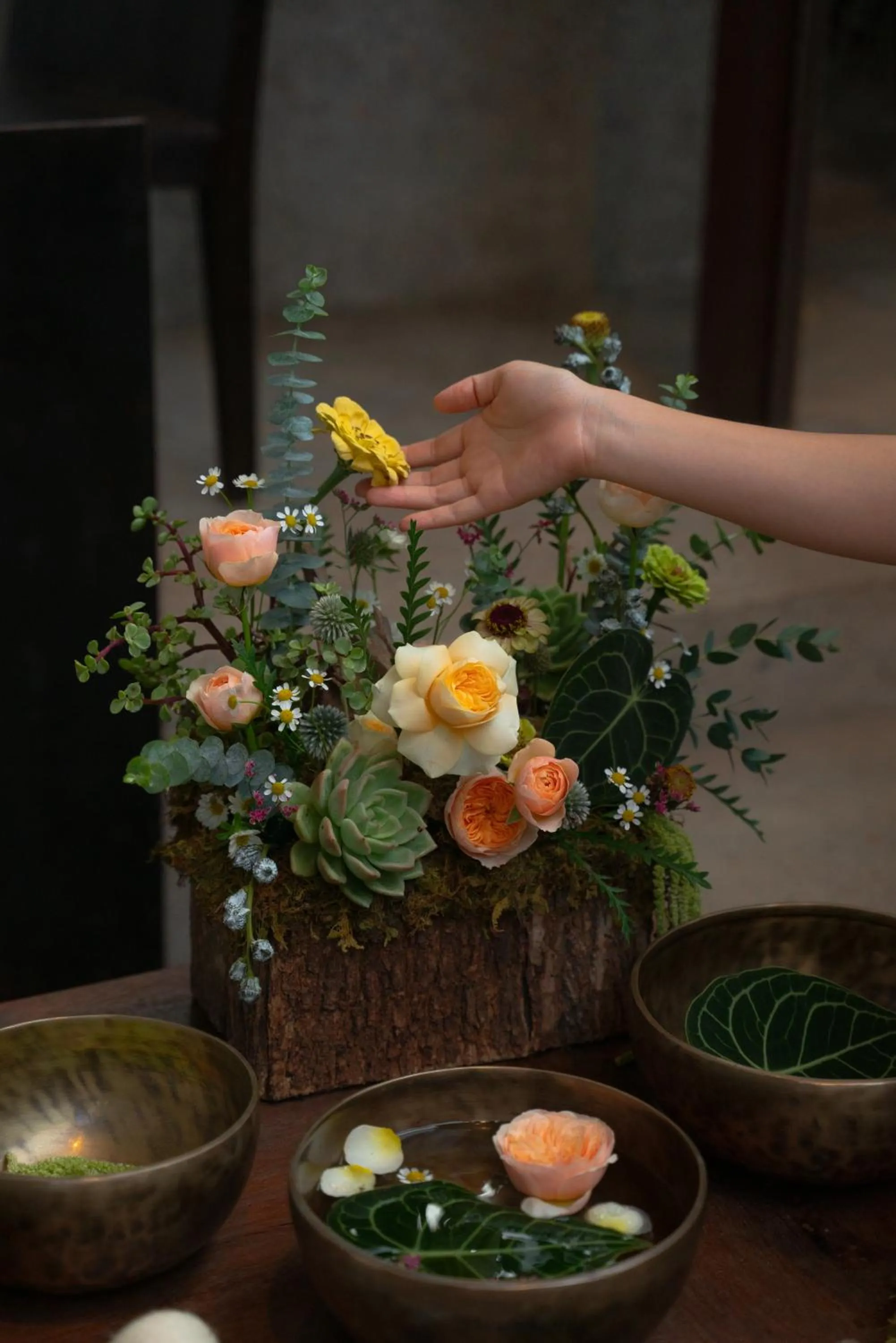 Food and drinks in Sep'on Heartfulness Centre