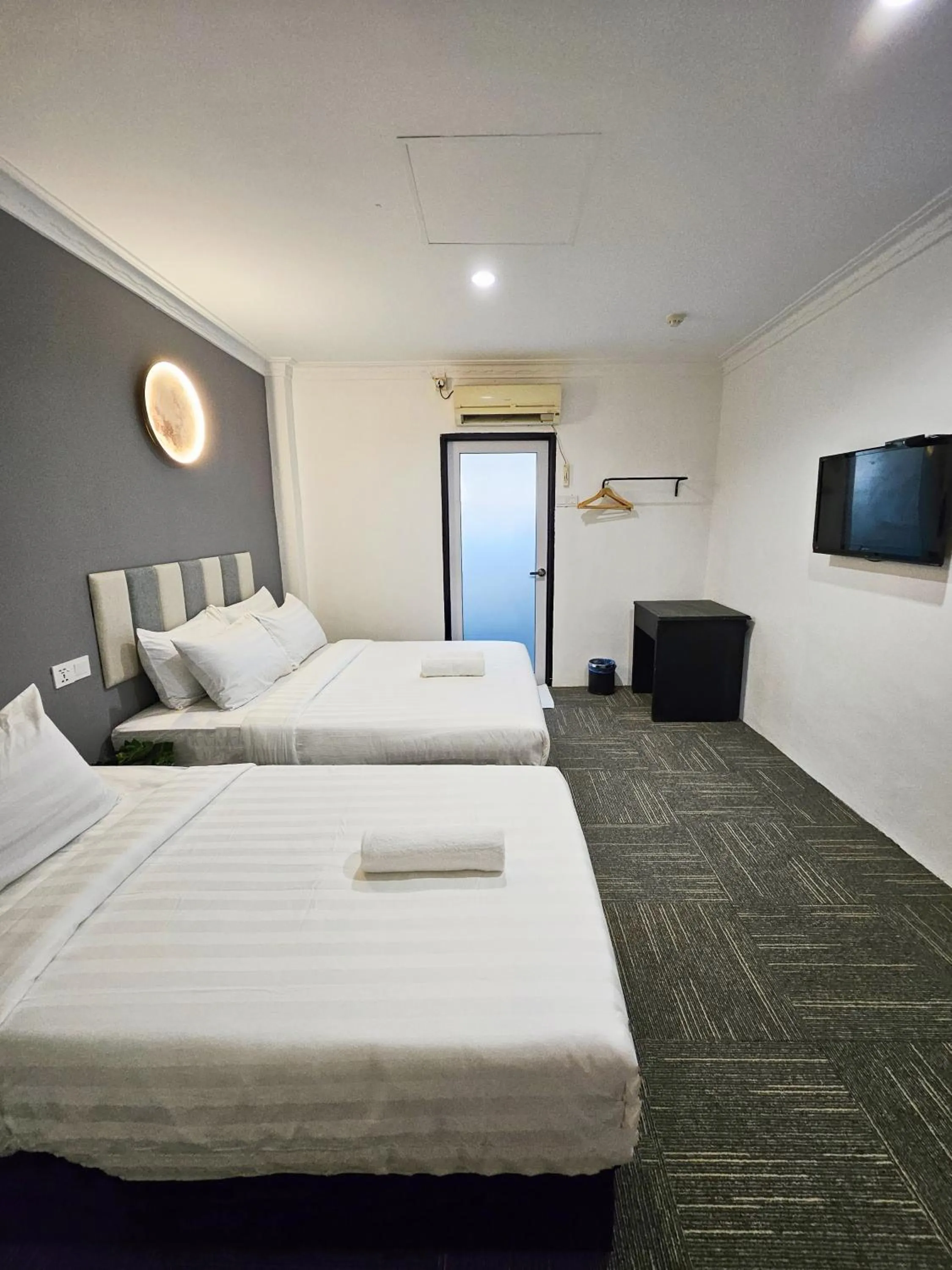 Bedroom, Bed in Luna Hotel by Moonknight