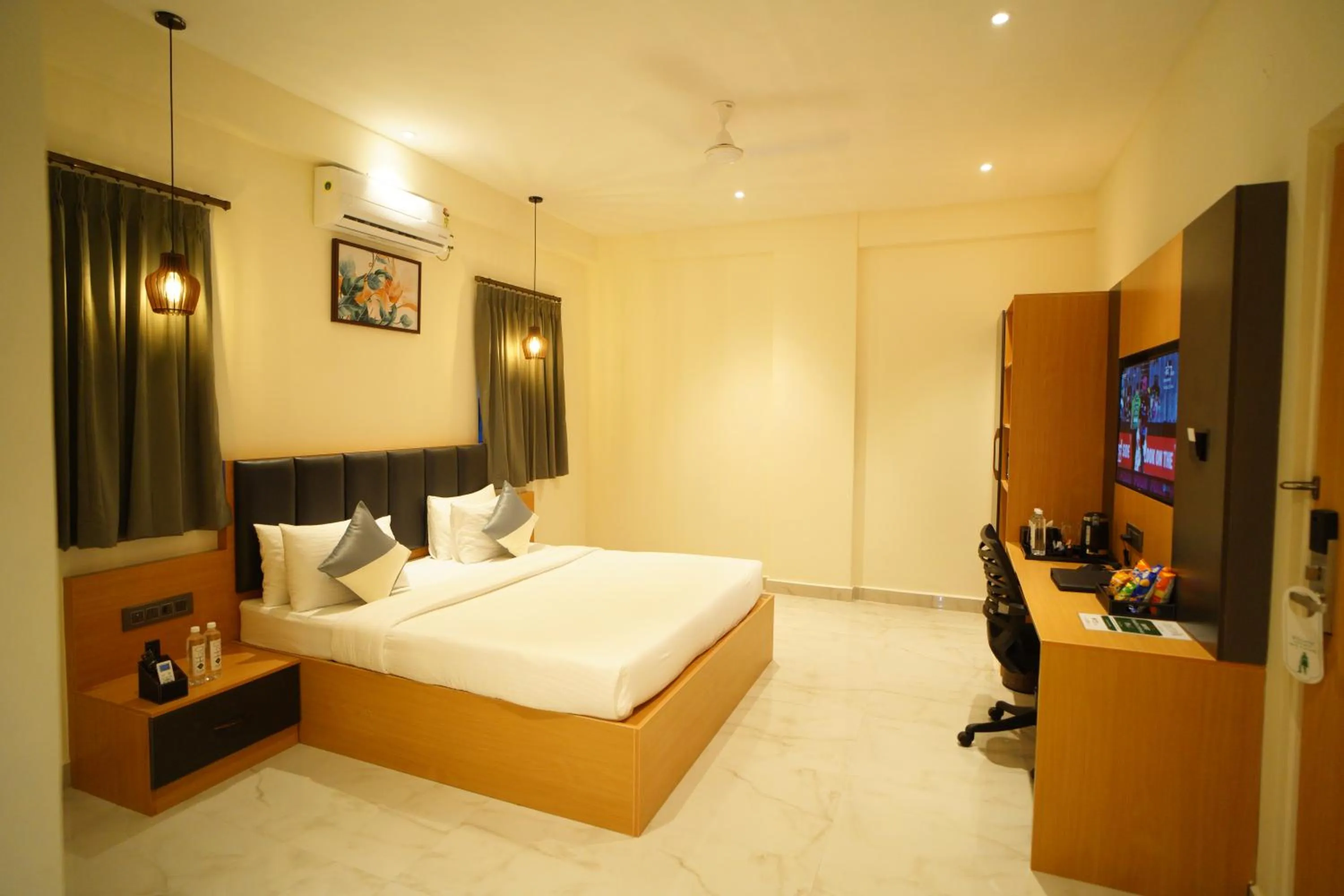 Bed in Emerald Urban Comforts