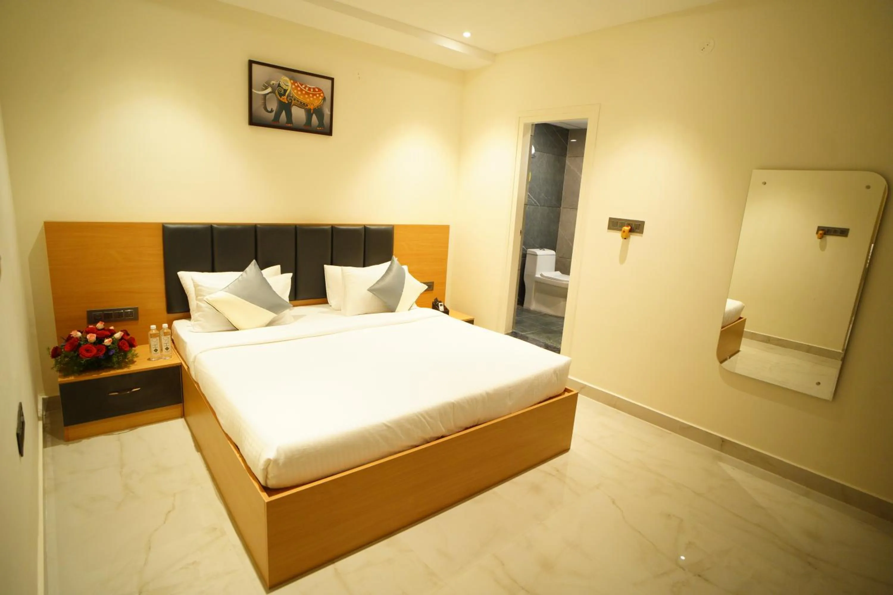 Bed in Emerald Urban Comforts