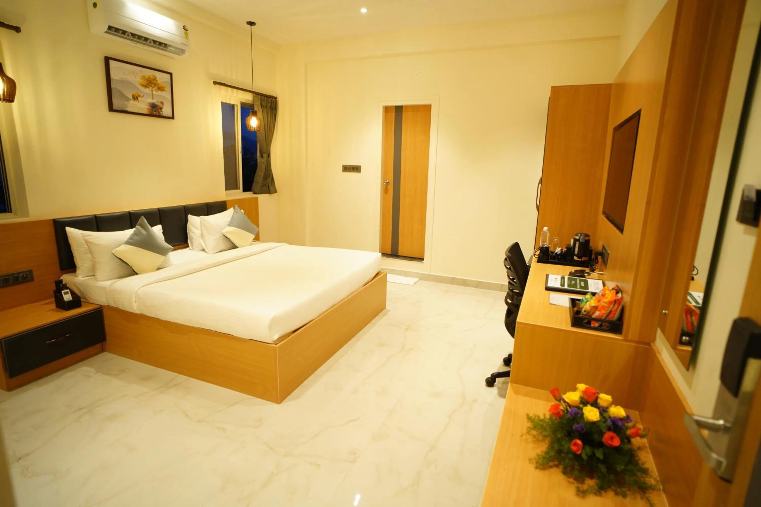 Bed in Emerald Urban Comforts