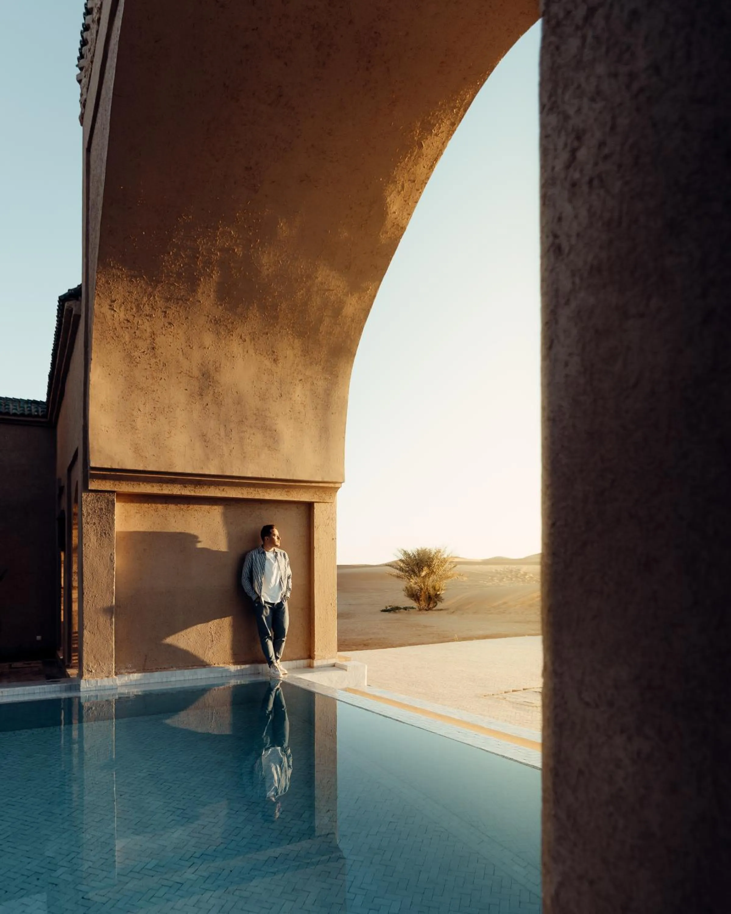 Swimming pool in Sahara pearl Hotel