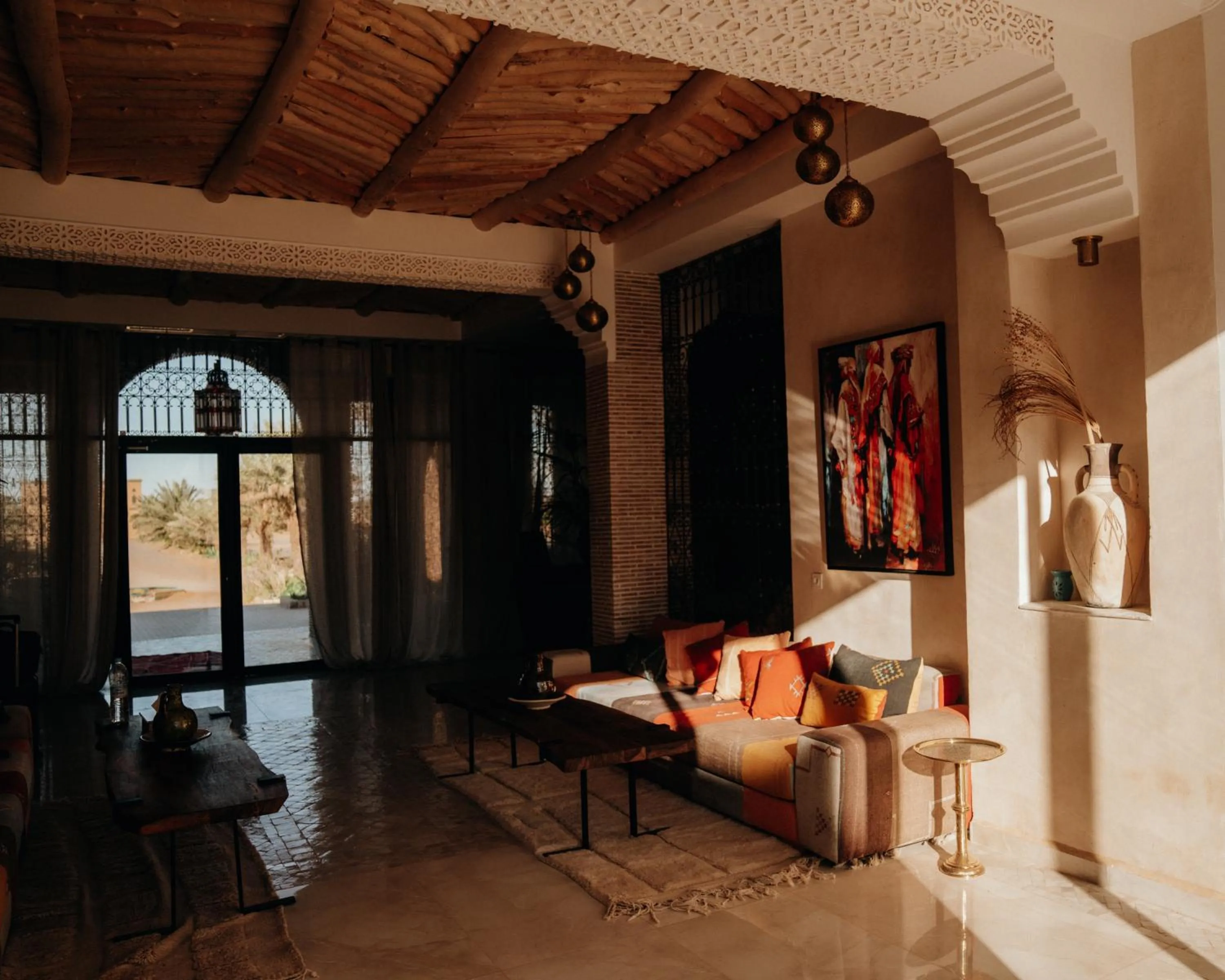 Lobby or reception in Sahara pearl Hotel