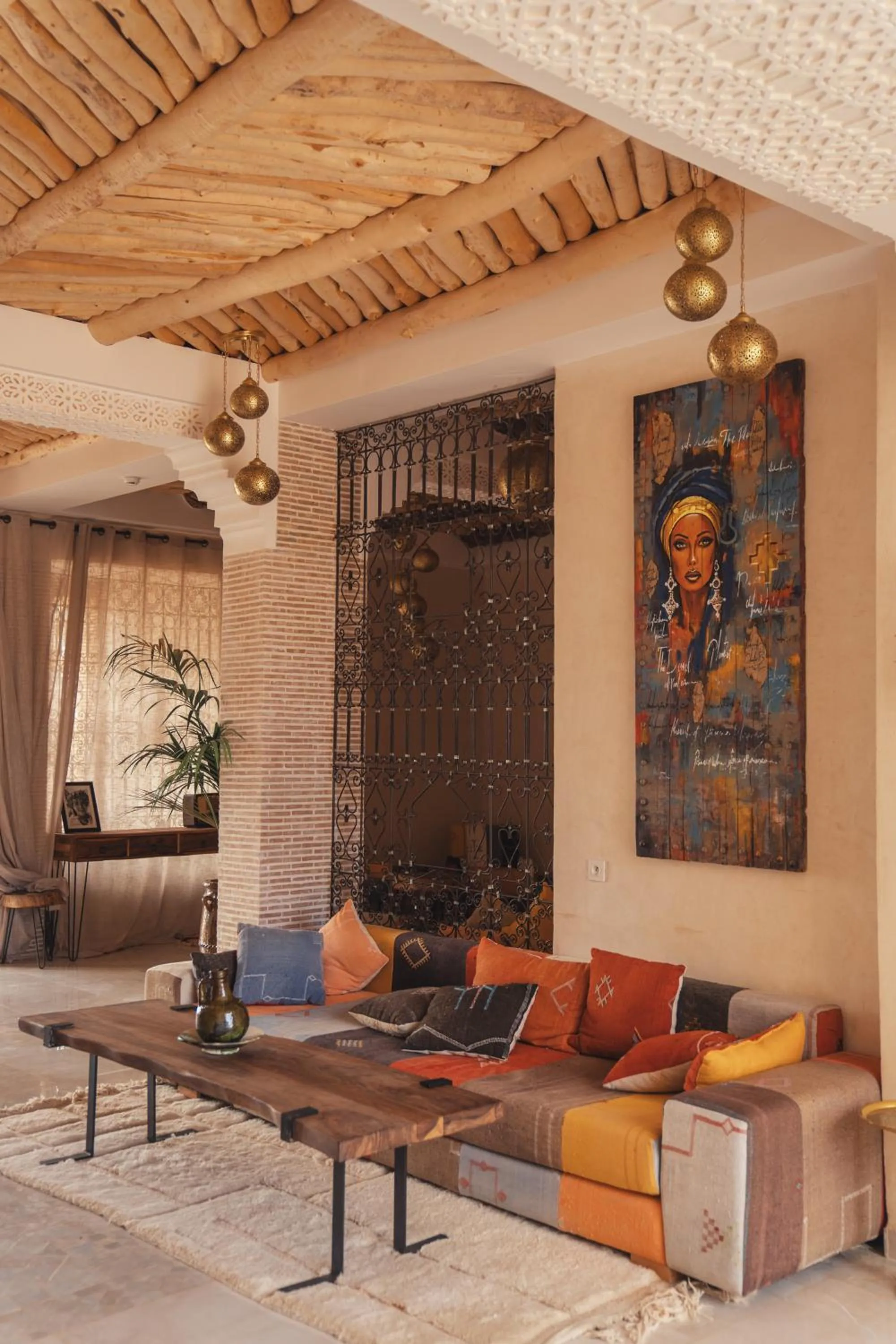 Seating area in Sahara pearl Hotel