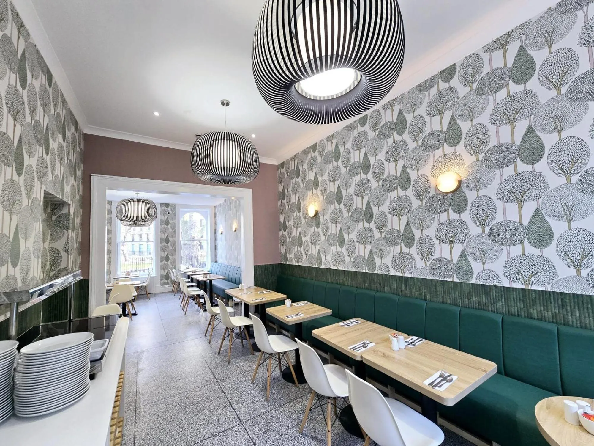 Dining area in George Hotel