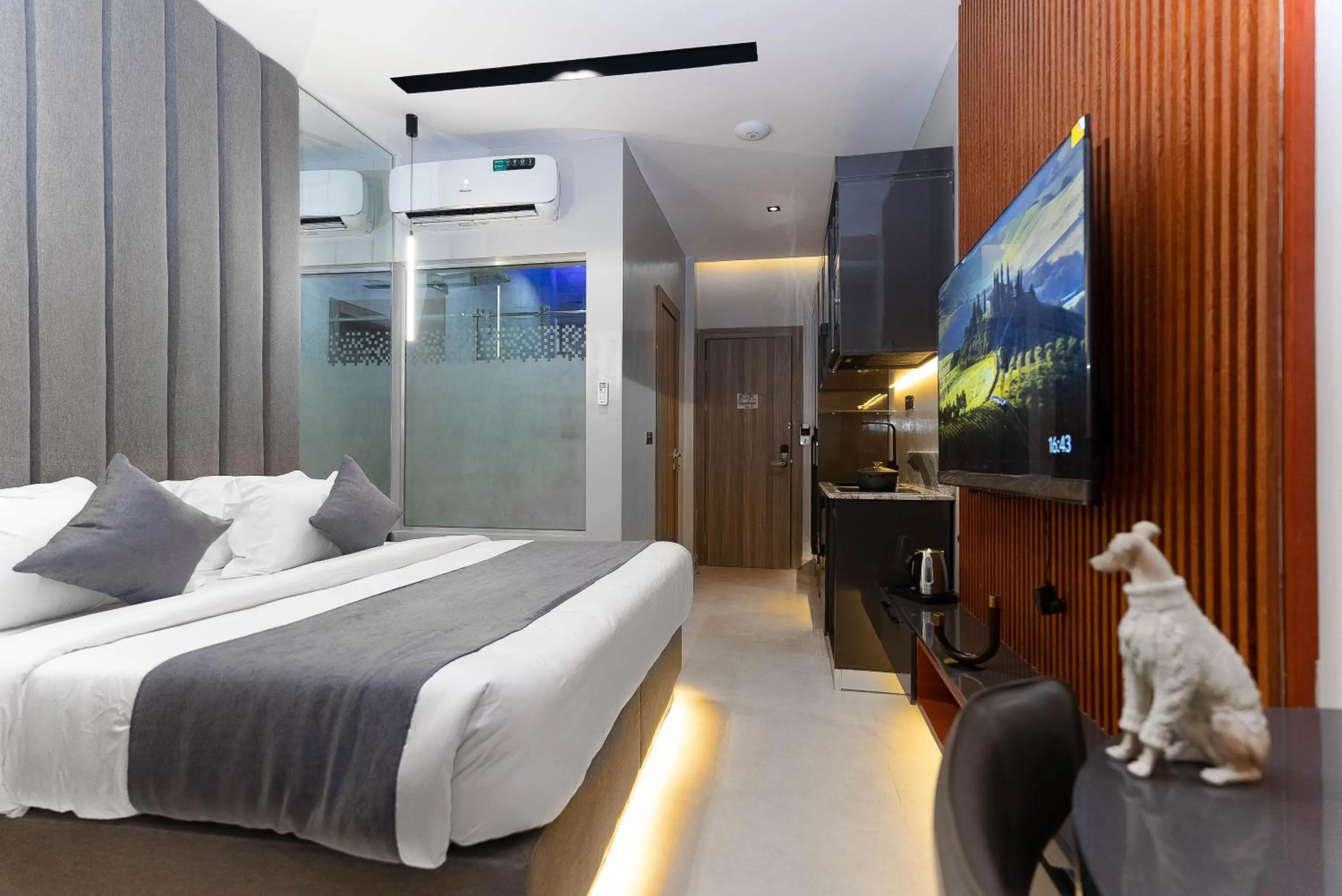 Photo of the whole room, Bed in GTA HOTEL IKEJA