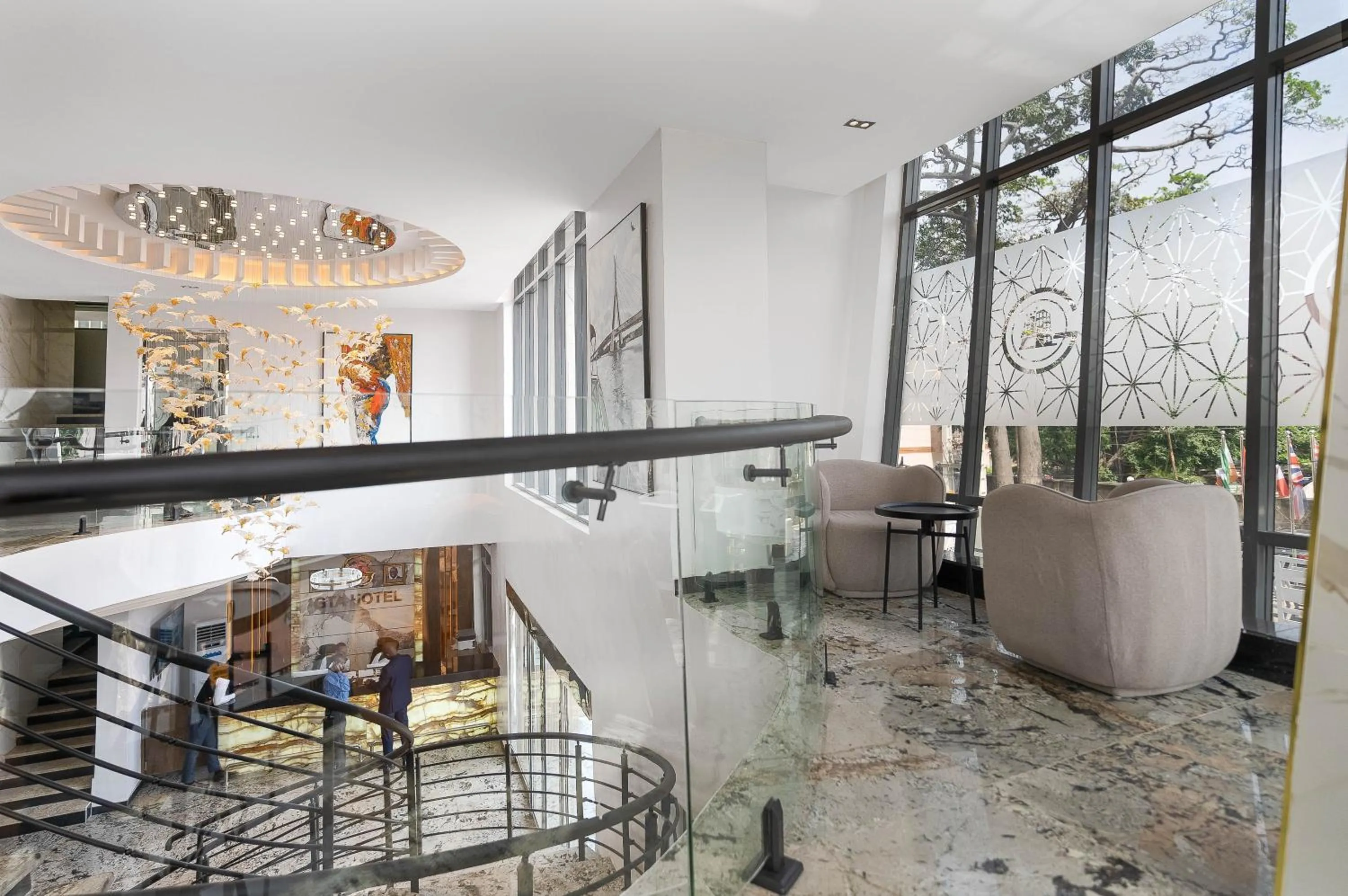 Lobby or reception in GTA HOTEL IKEJA