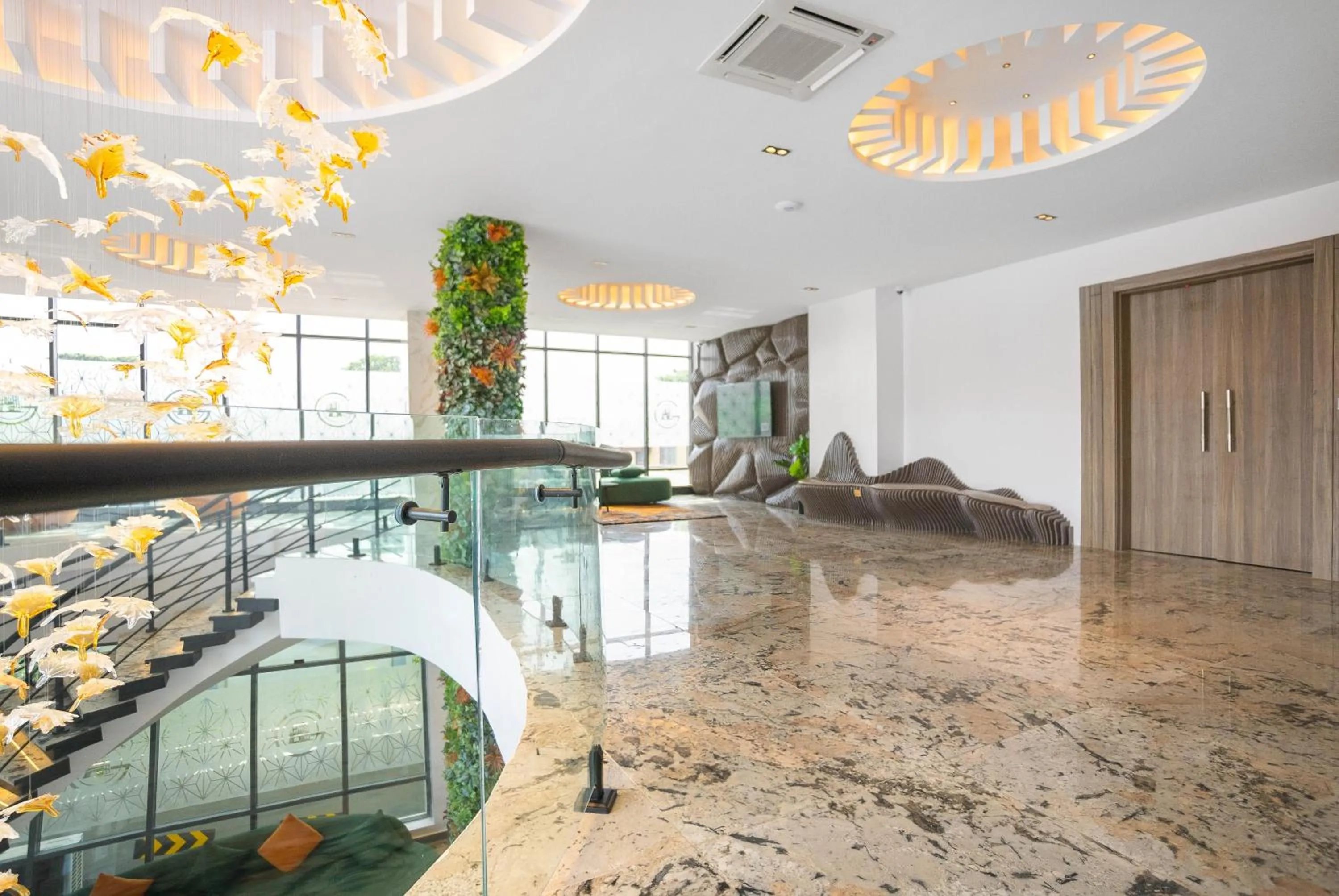 Seating area in GTA HOTEL IKEJA