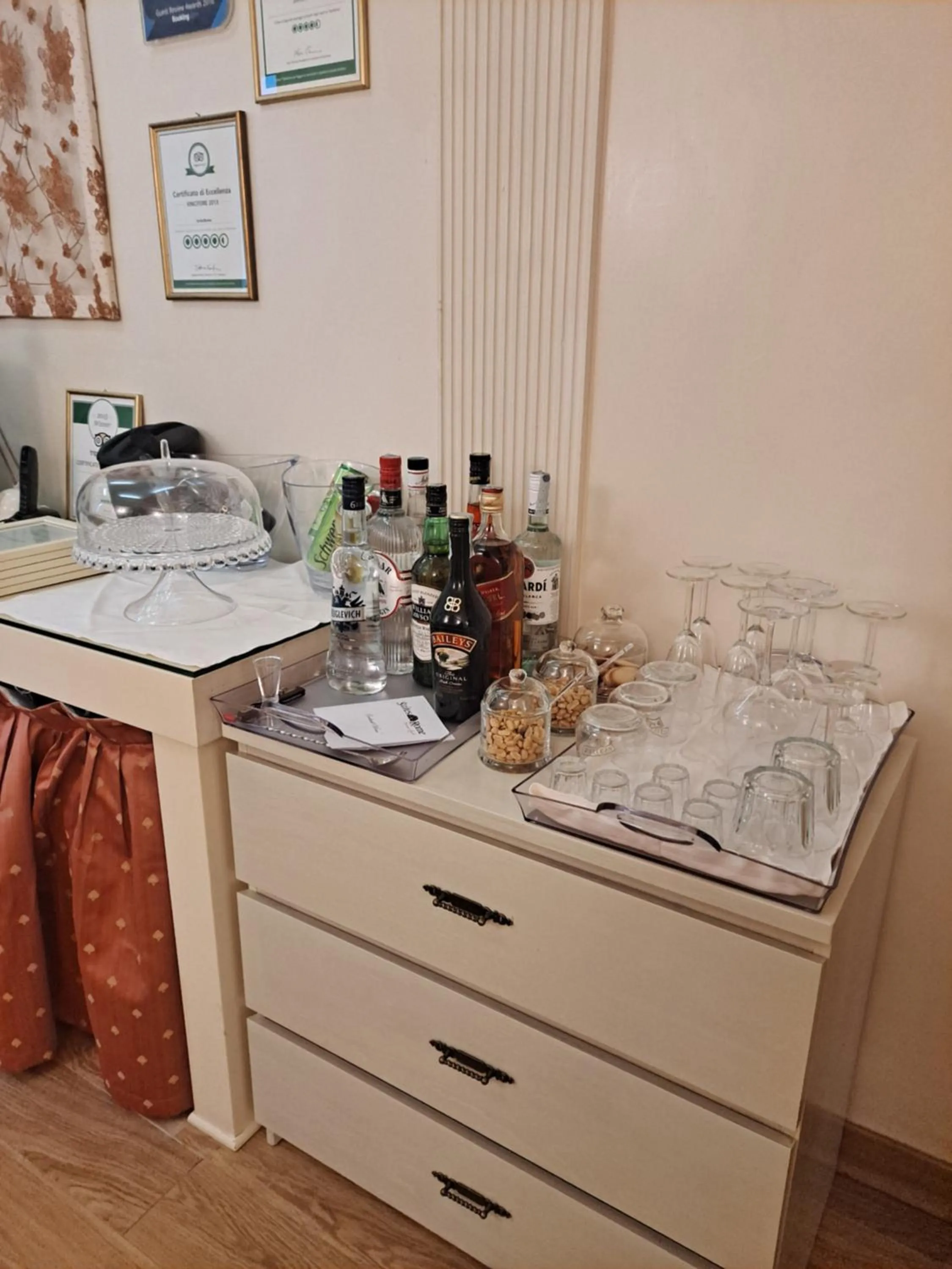 Restaurant/places to eat in Suites Rome