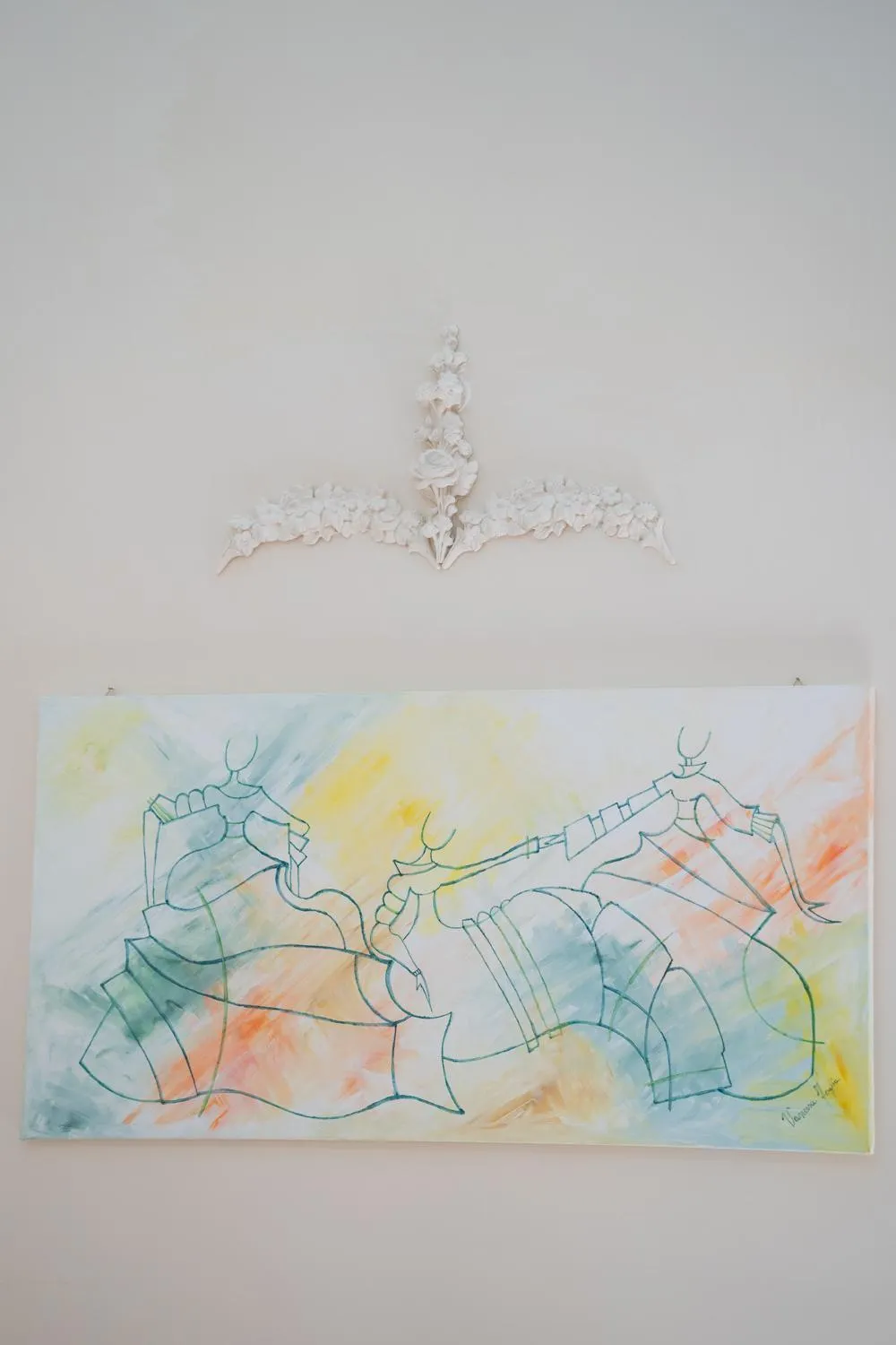 Decorative detail in Suites Rome