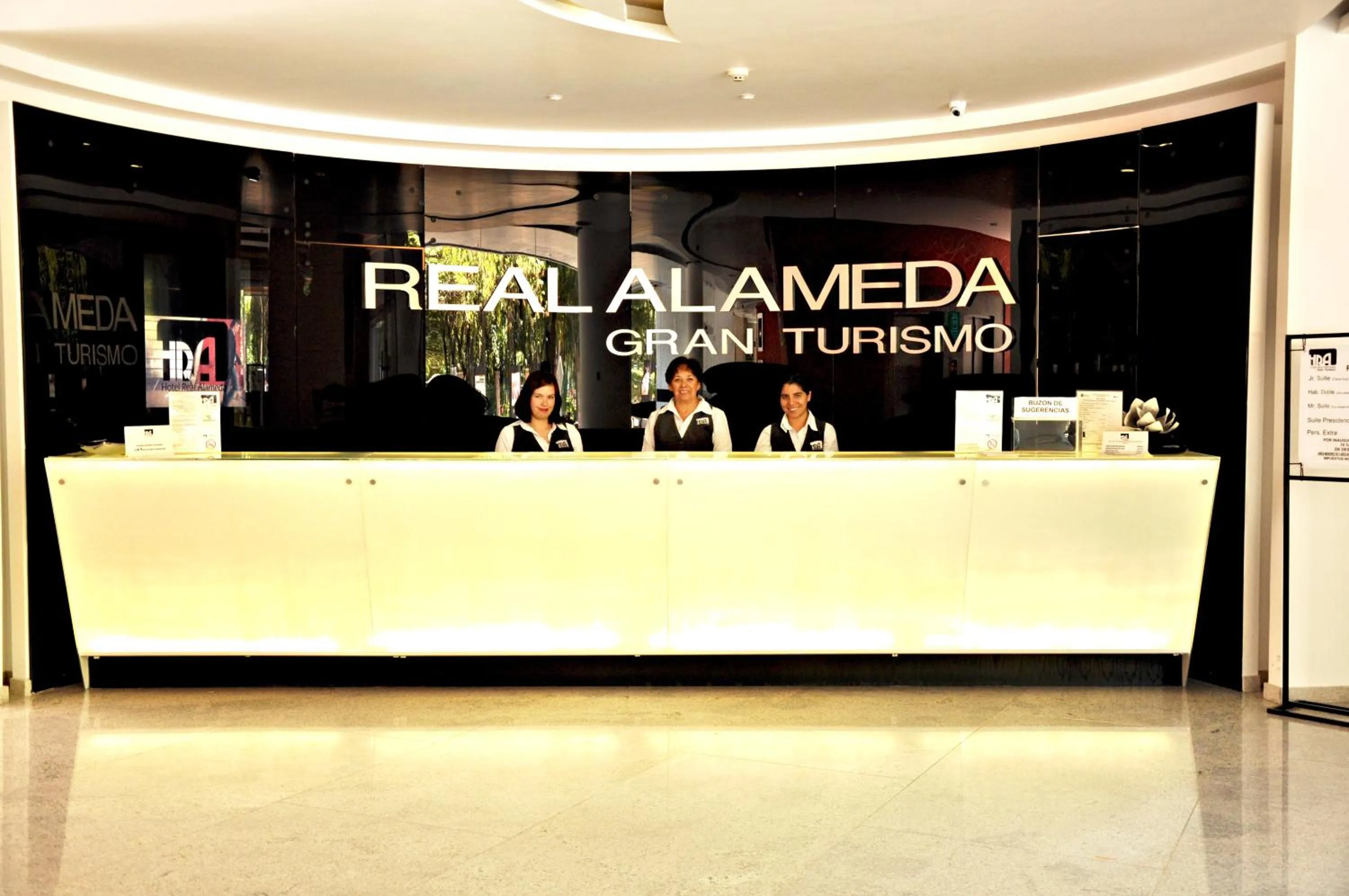 Lobby or reception in Hotel Real Alameda de Queretaro