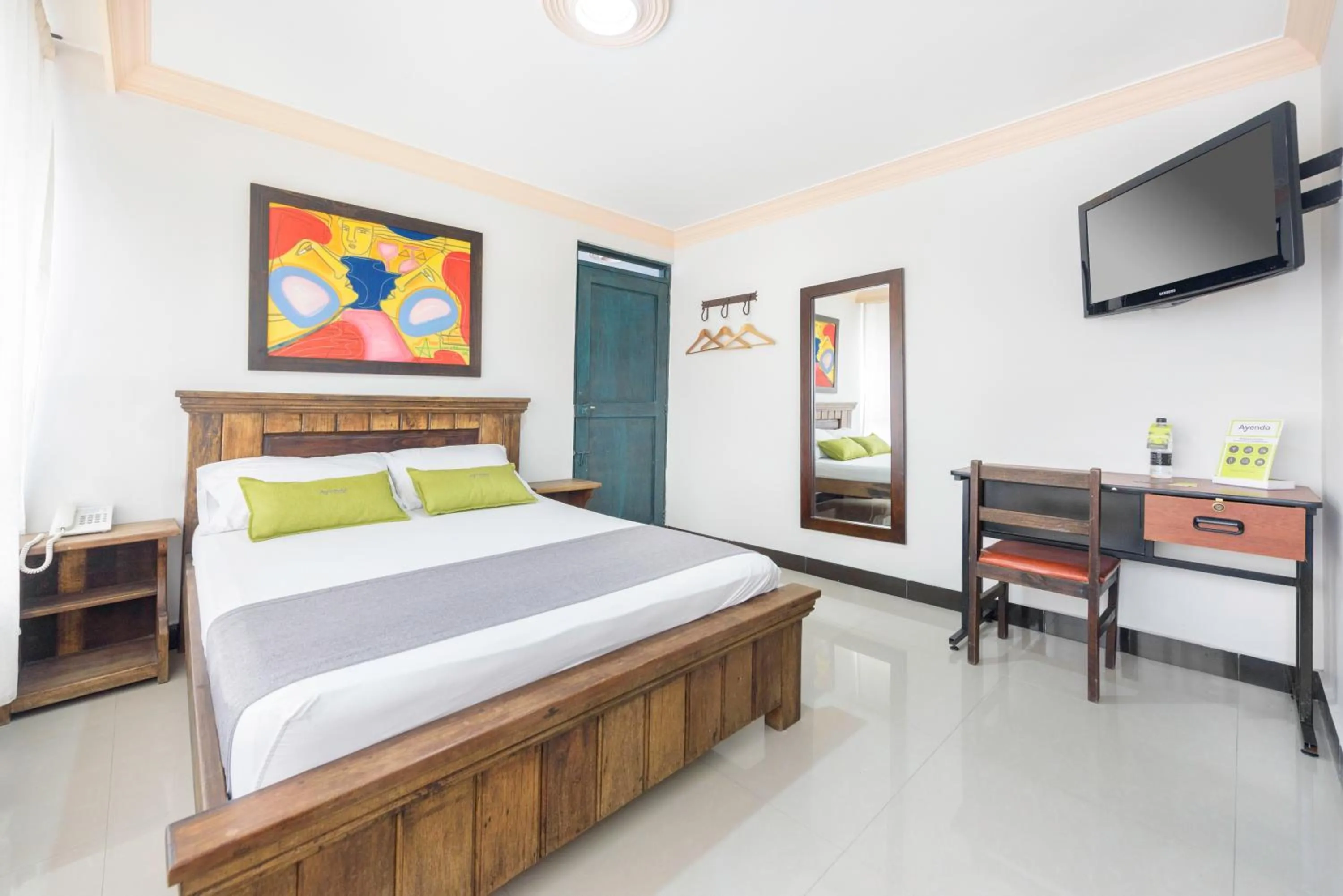 Bed in Ayenda 1120 Hotel Comercial