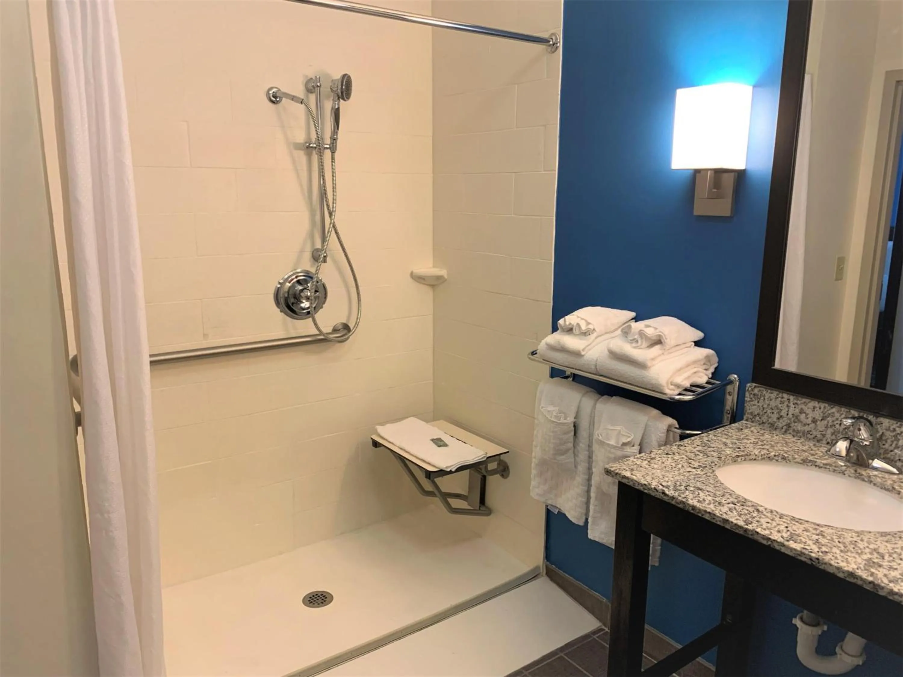 Bathroom in SureStay by Best Western Cambridge