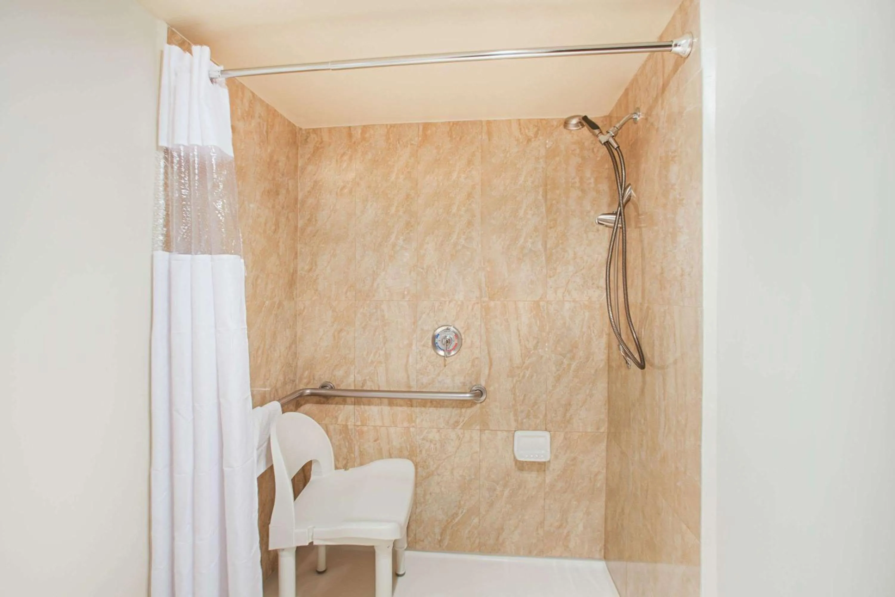 Shower in Ramada by Wyndham Burbank Airport