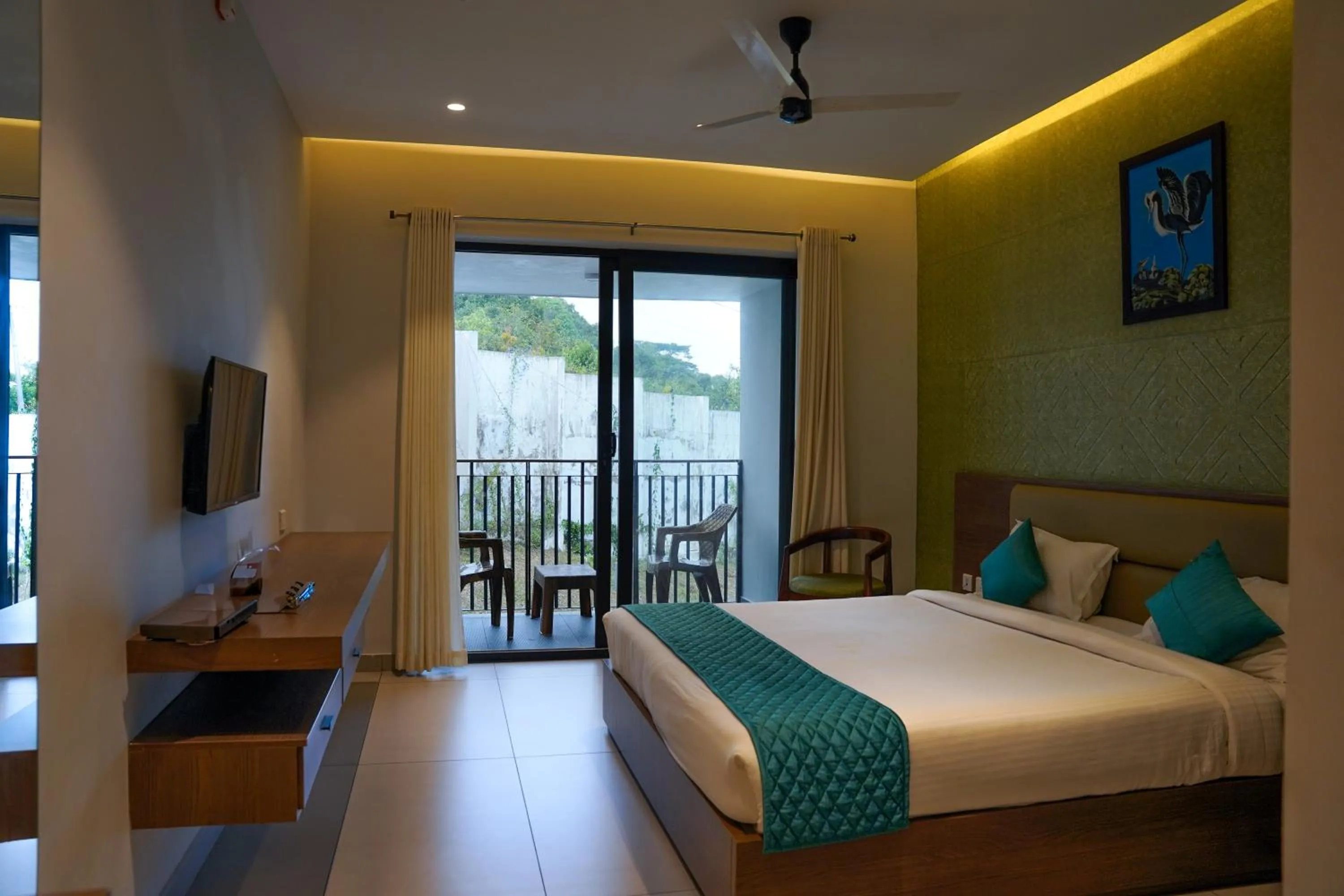 Bed in VAGA NAKSHATHRA SUITES
