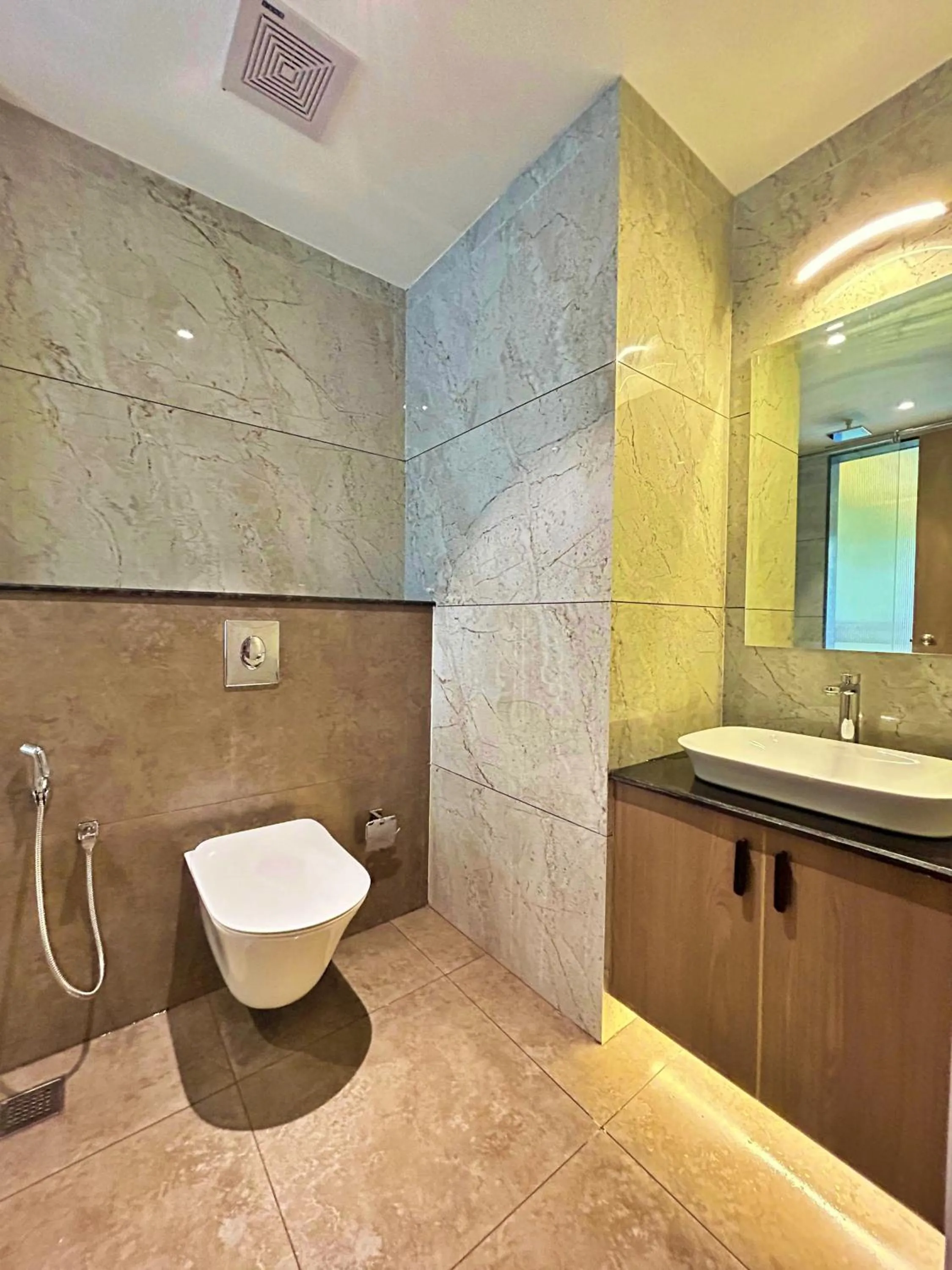 Shower in VAGA NAKSHATHRA SUITES