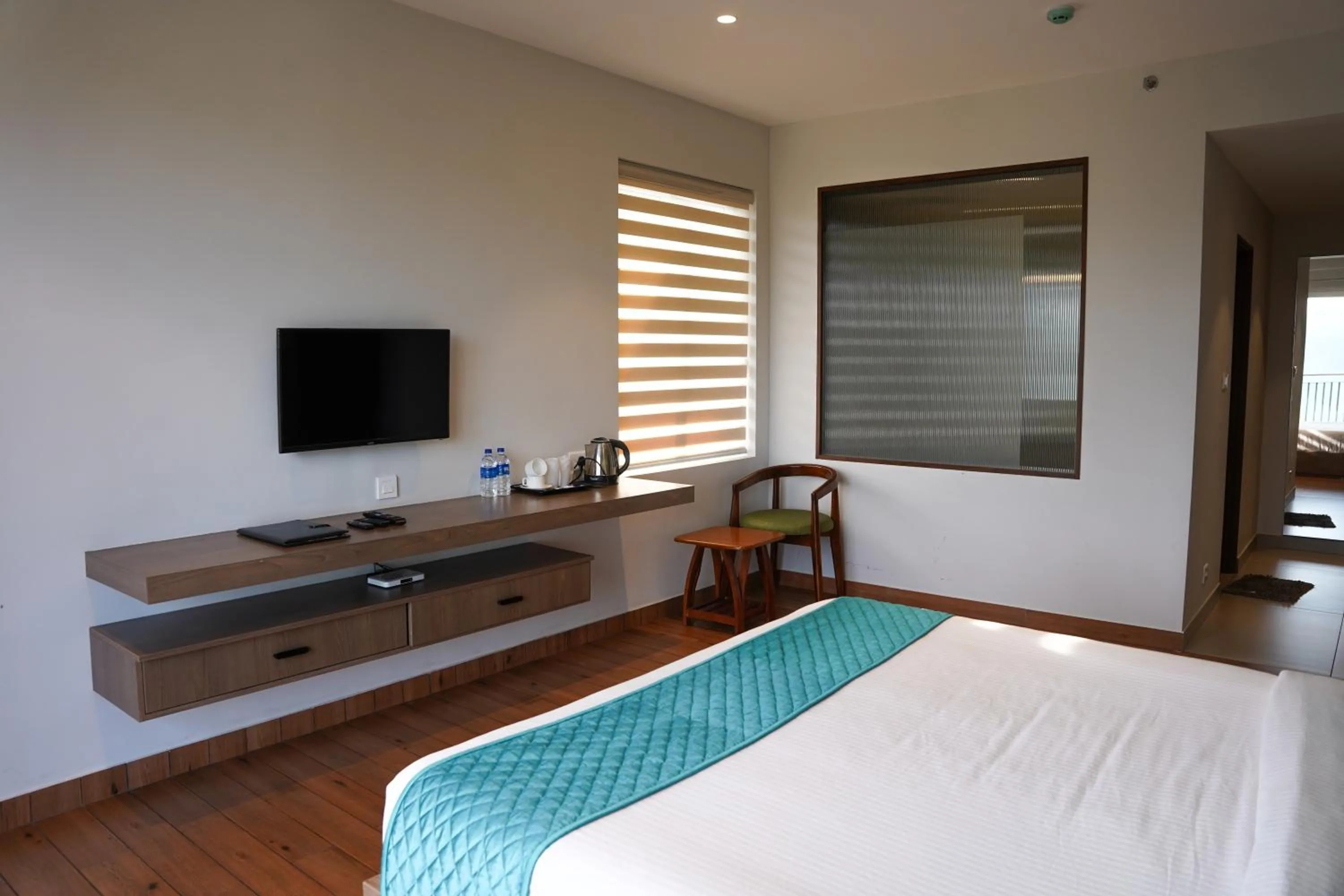 Bed in VAGA NAKSHATHRA SUITES