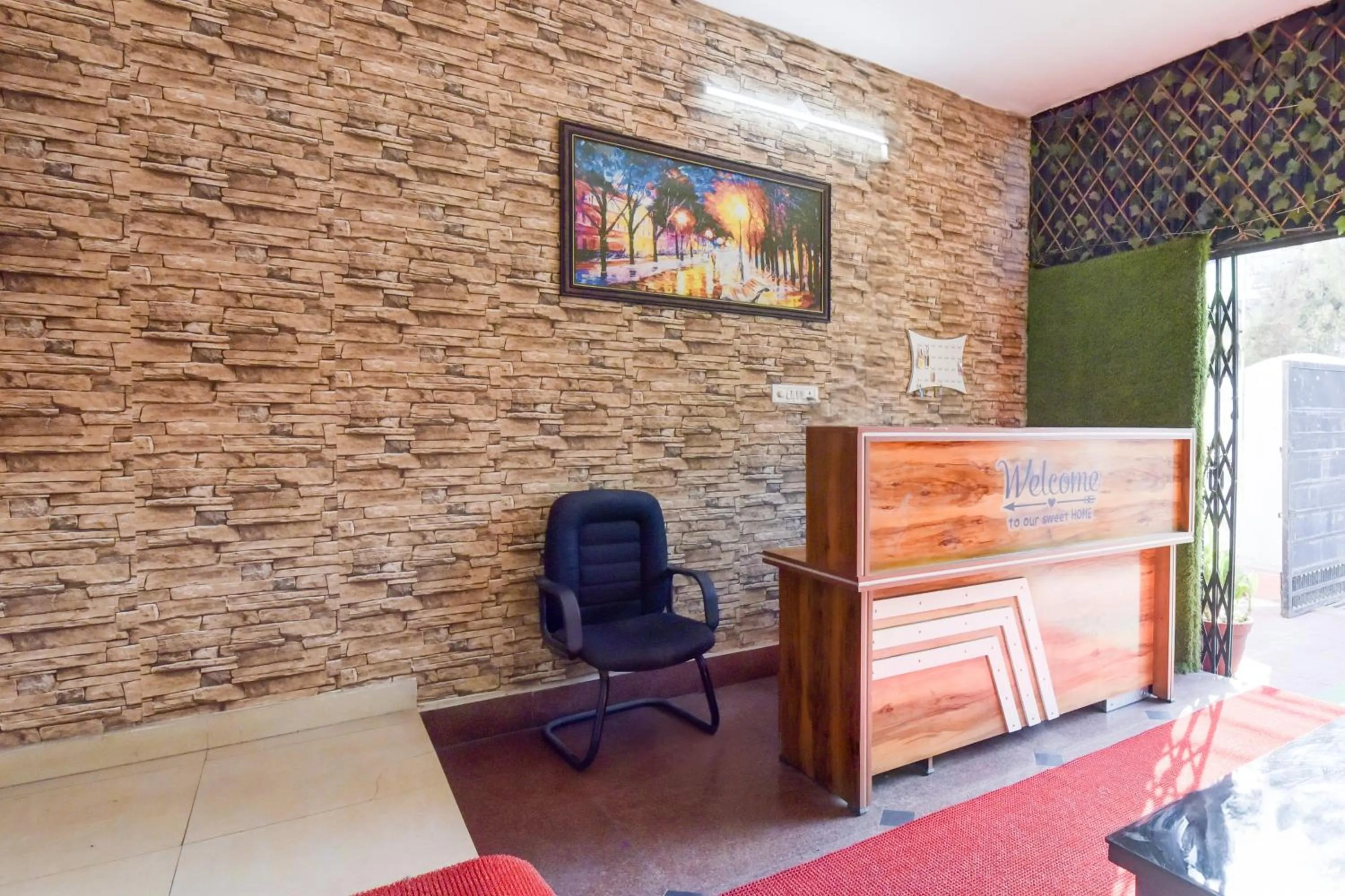 Lobby or reception, Bed in Hotel O Homewood Suites And Guest House