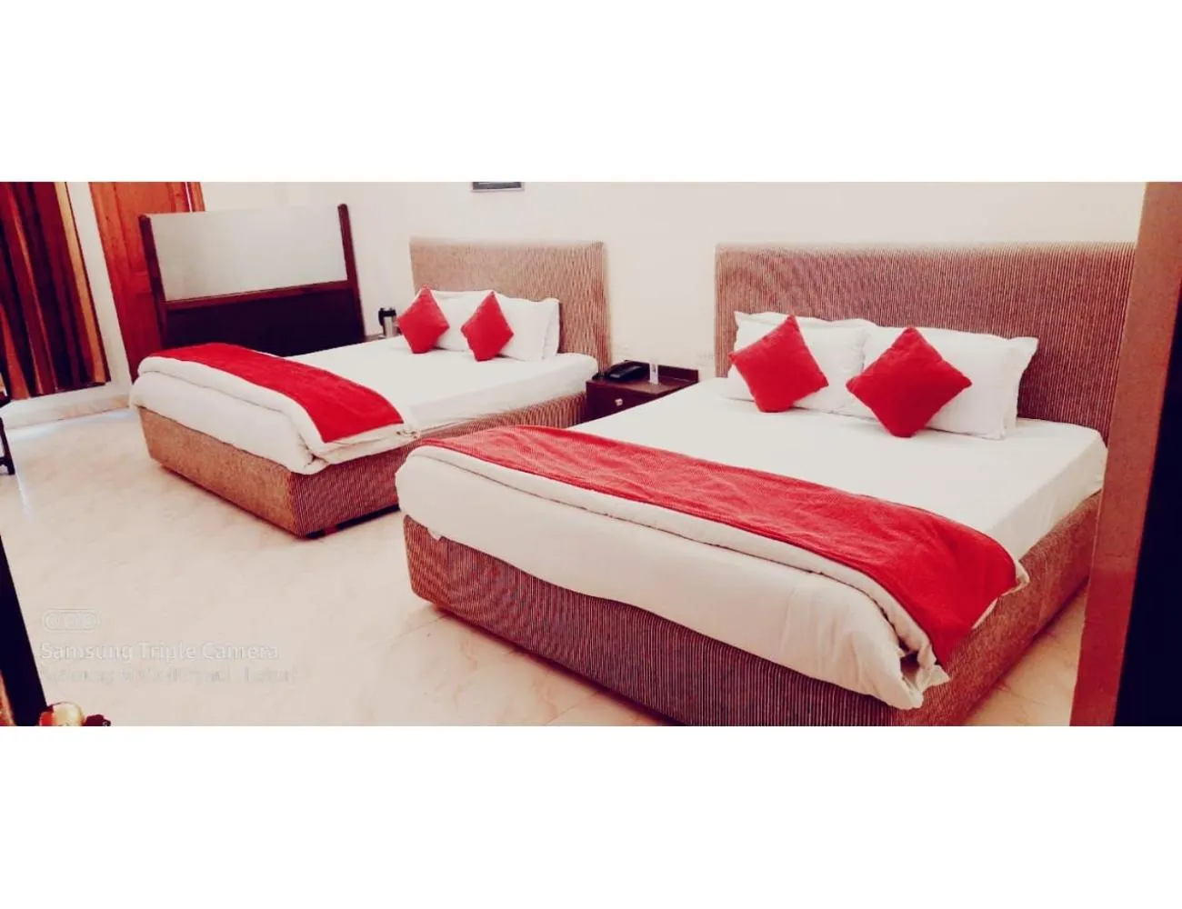 Bed in Jai Maa Inn Hotel, Katra