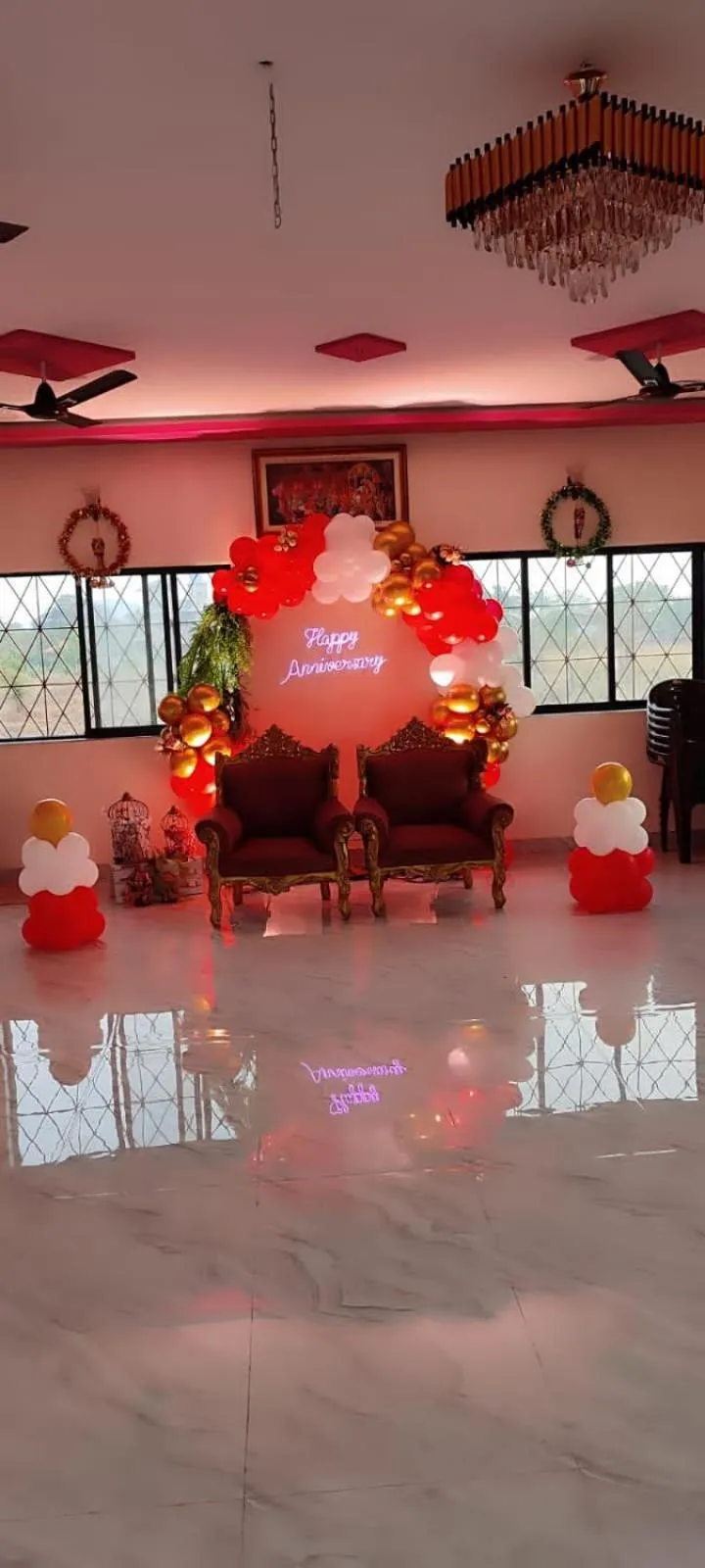 Seating area in Tarangan Resort