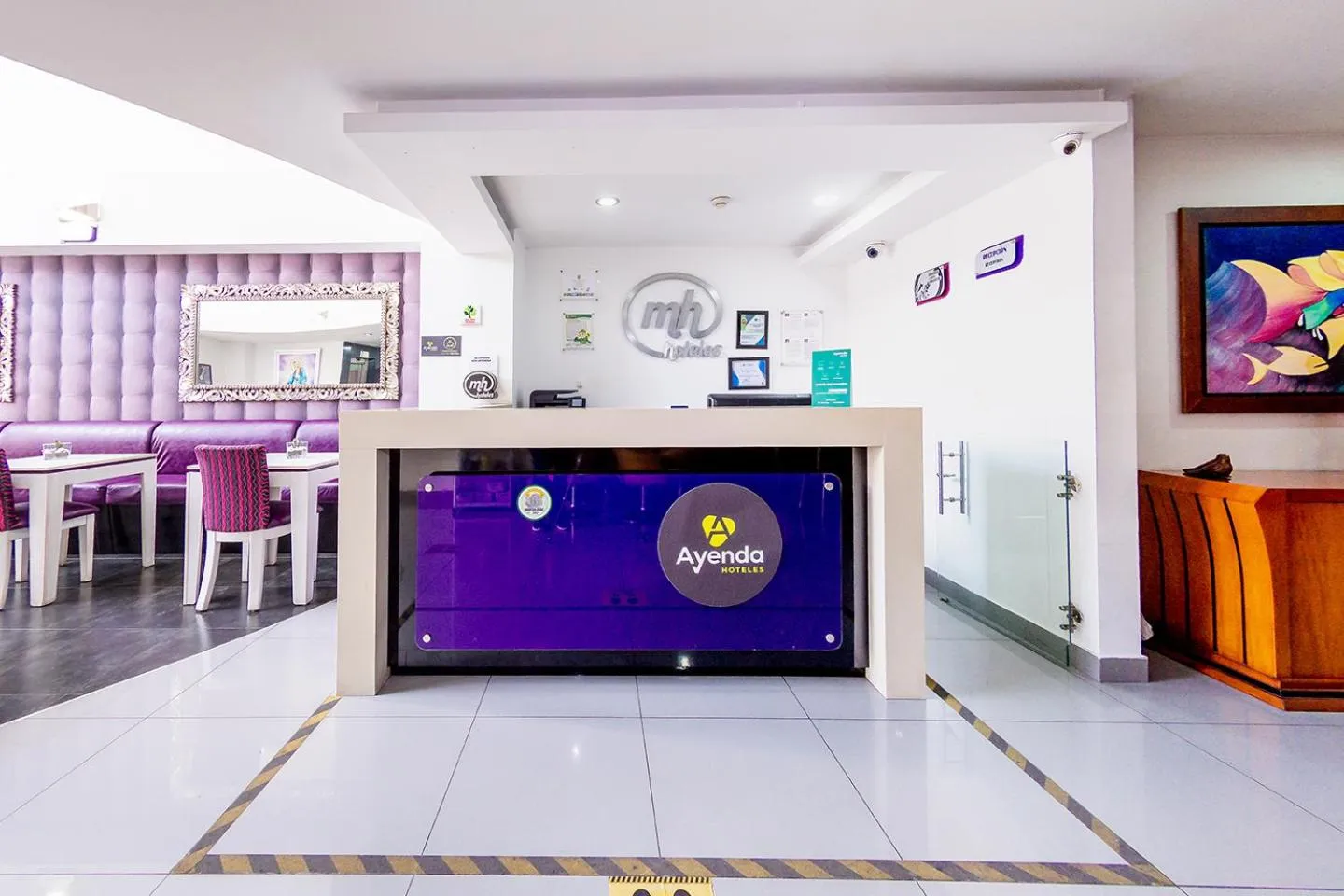 Lobby or reception in Hotel MH Pereira