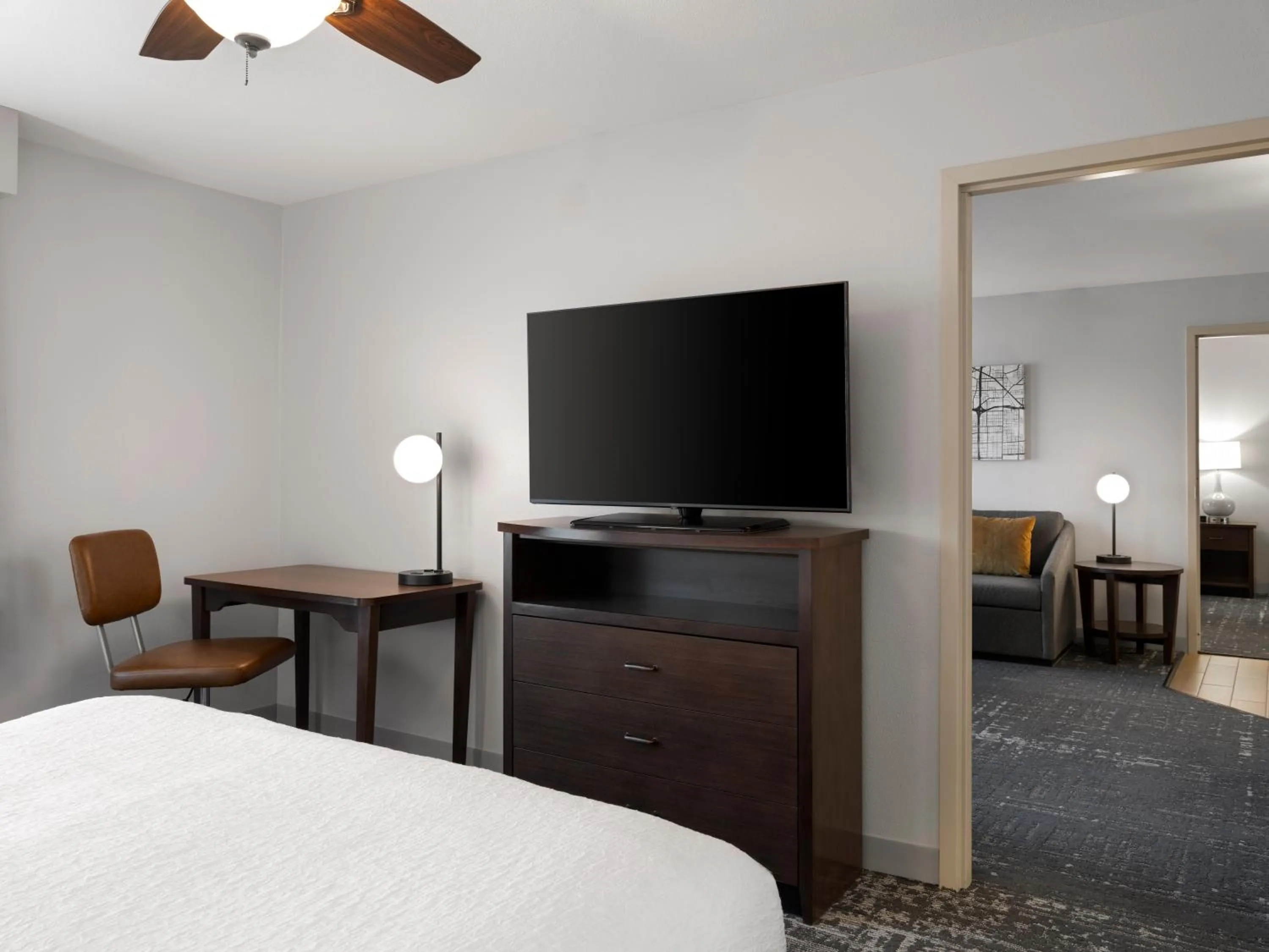 Bedroom, Bed in Homewood Suites by Hilton Akron/Fairlawn