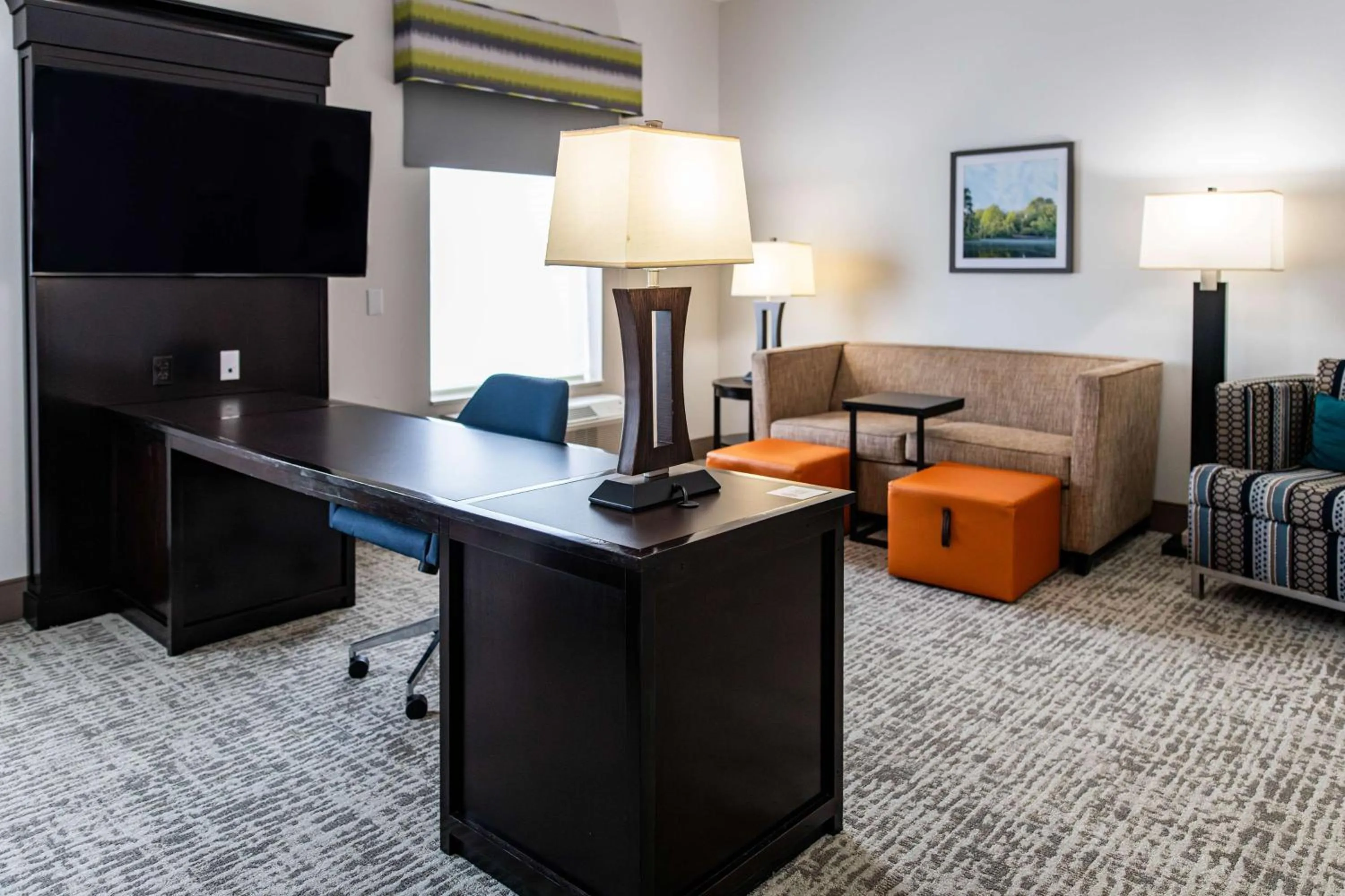 Living room in Hampton Inn & Suites Effingham