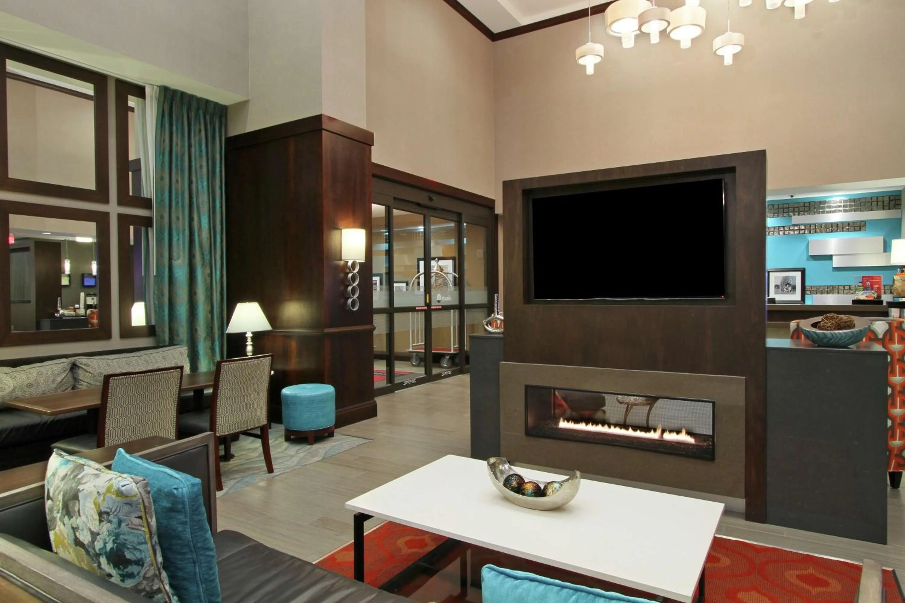 Lobby or reception in Hampton Inn & Suites Columbus/University Area