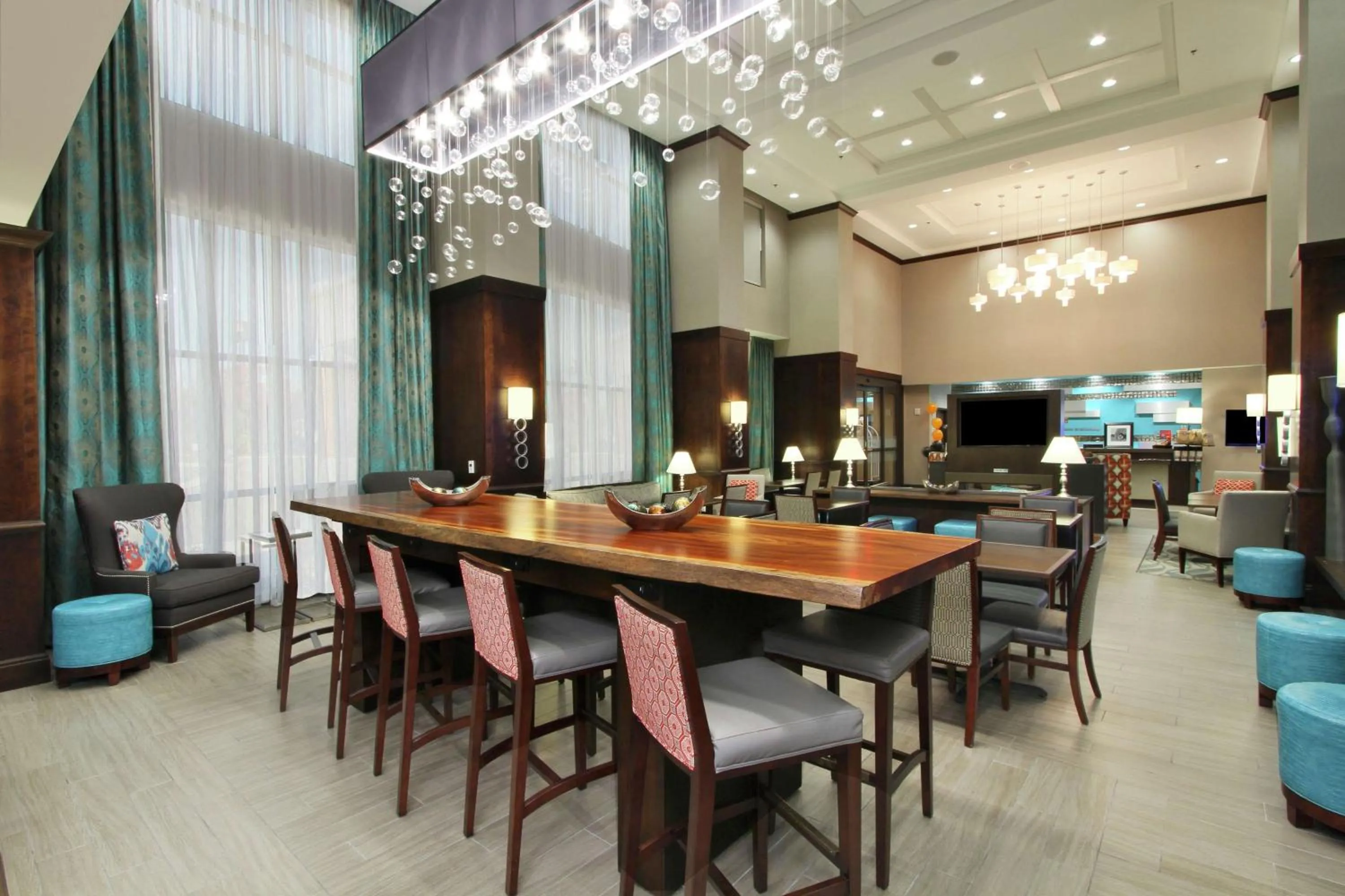 Lobby or reception in Hampton Inn & Suites Columbus/University Area