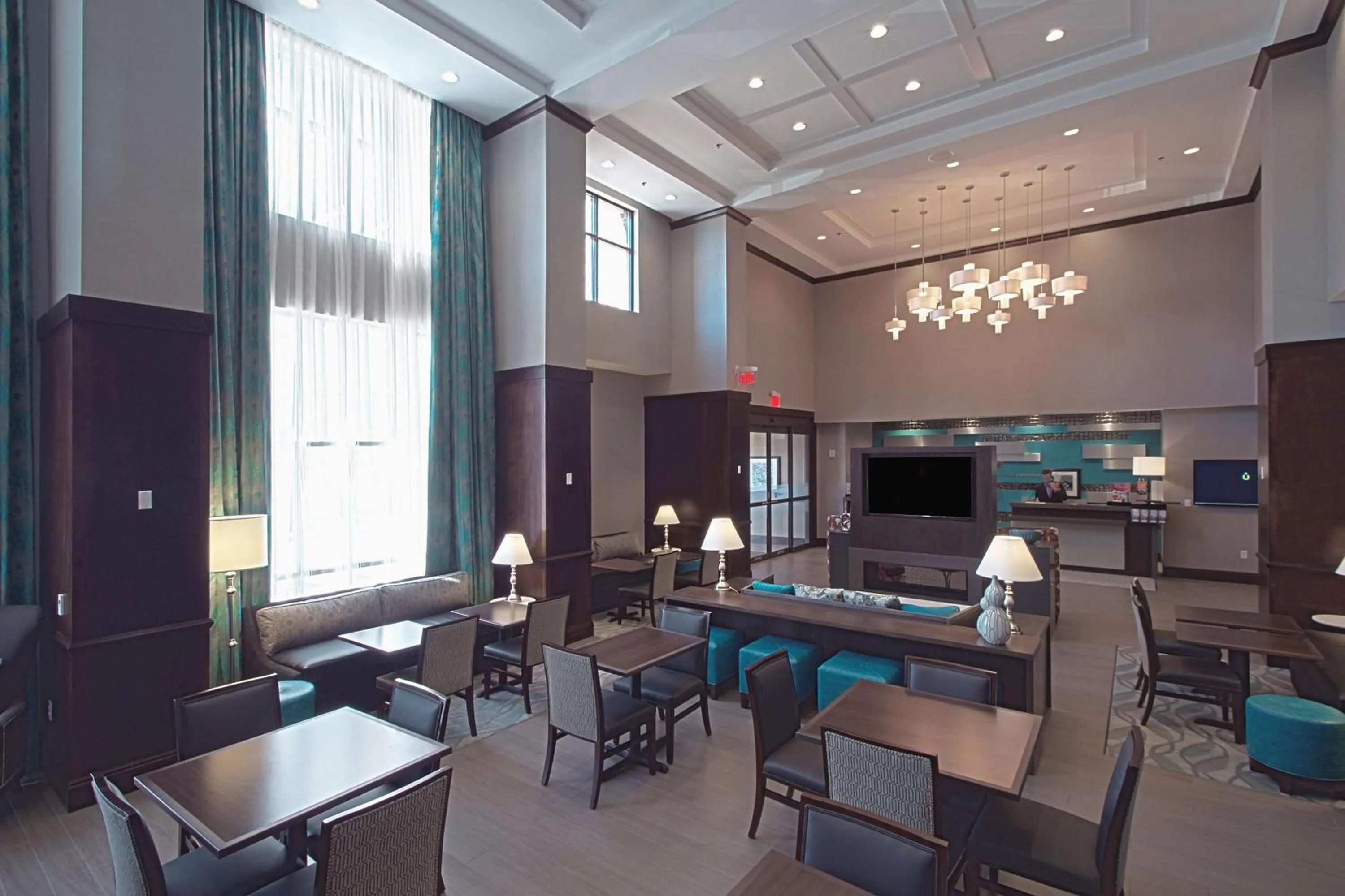 Lobby or reception in Hampton Inn & Suites Columbus/University Area