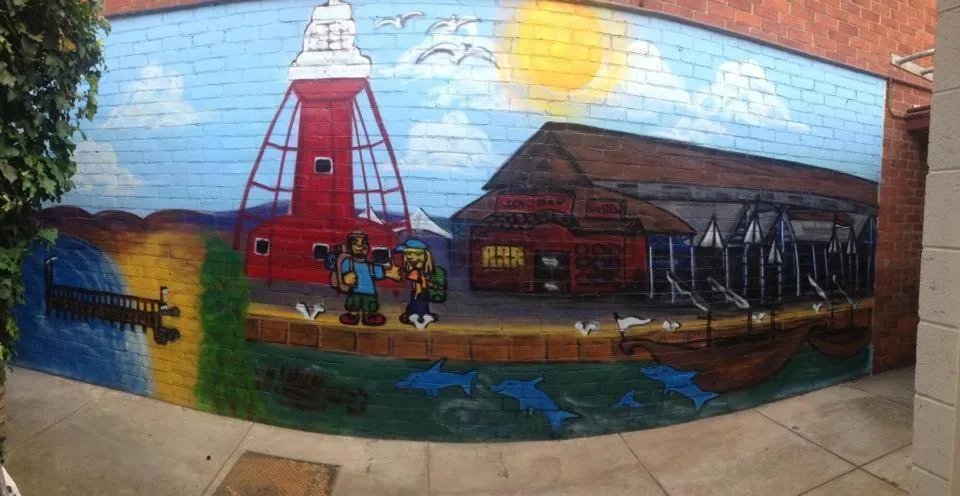 Decorative detail in Port Adelaide Backpackers