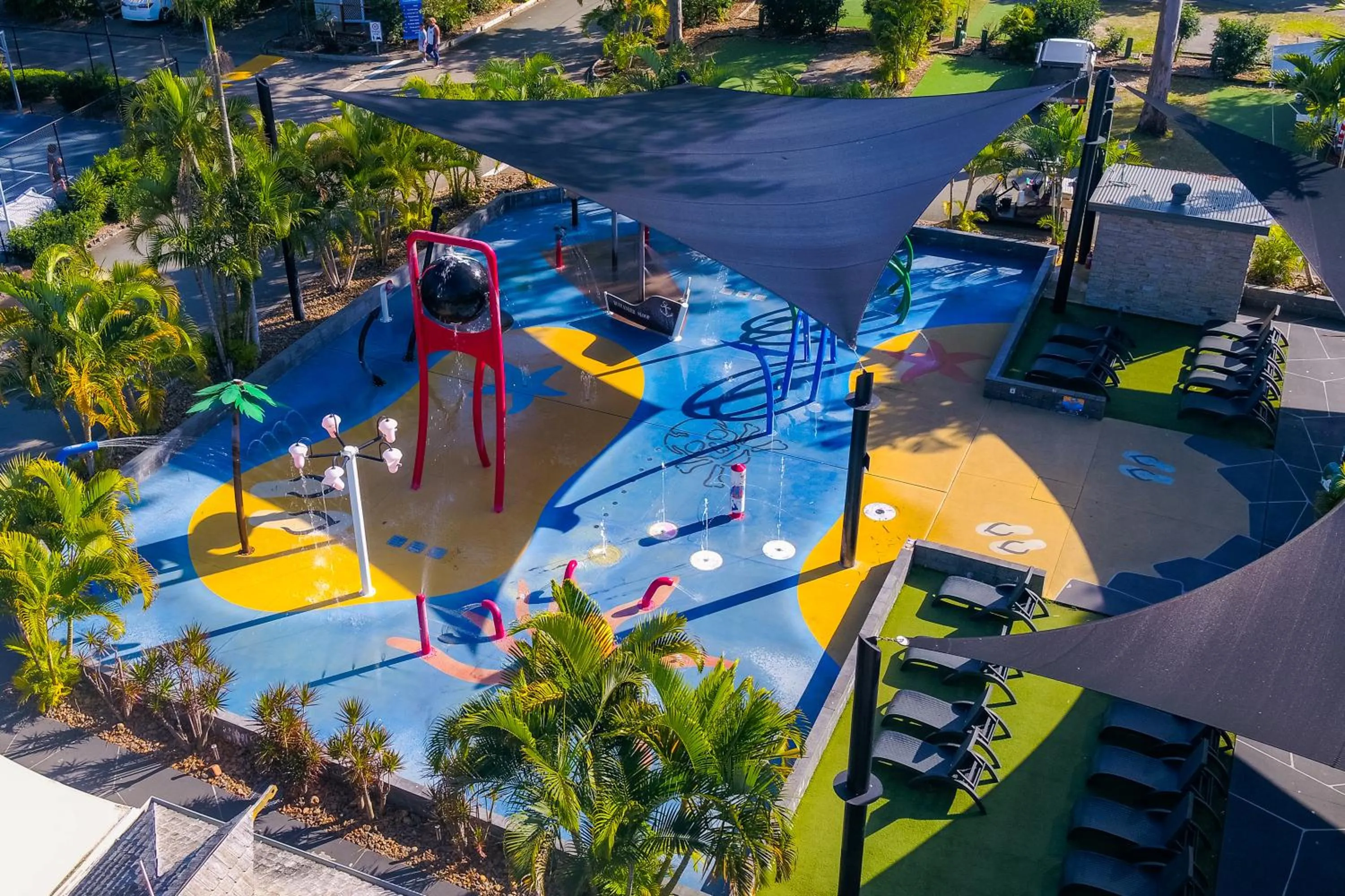 Aqua park in NRMA Treasure Island Holiday Resort