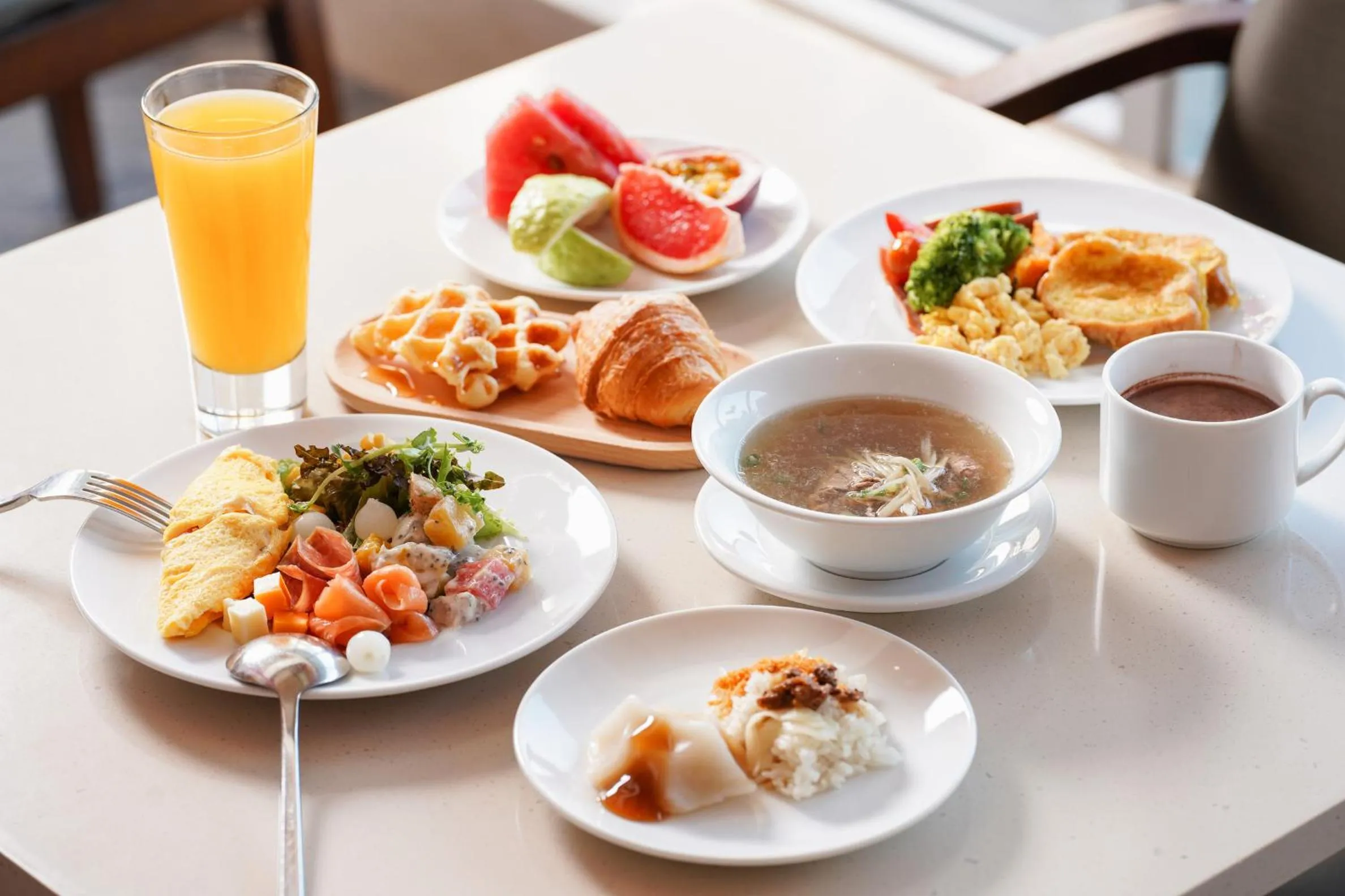 Breakfast in Hotel COZZI Ximen Tainan