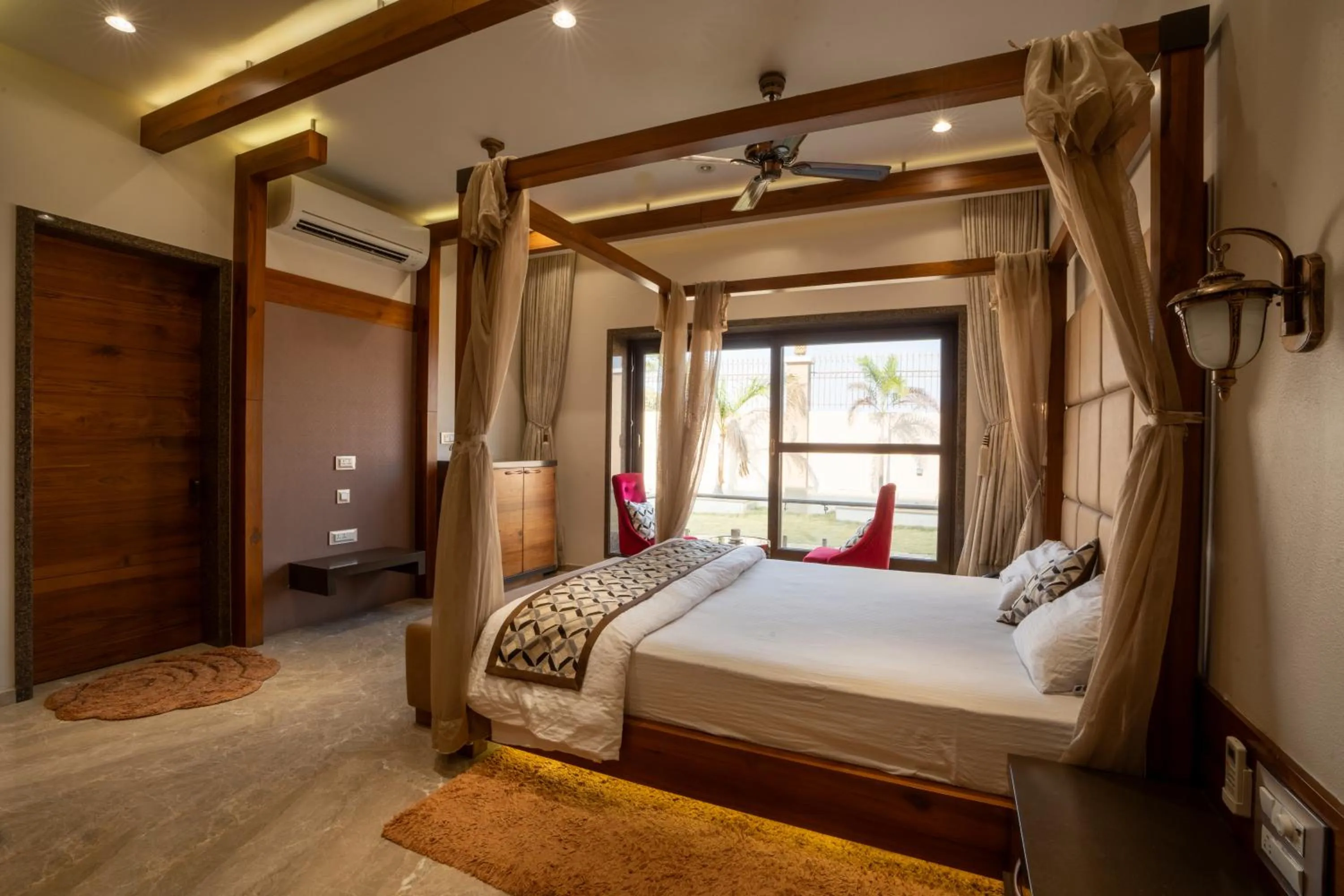 Photo of the whole room in The Gaj Kesri Gir - Best Wildlife Resort in Gir