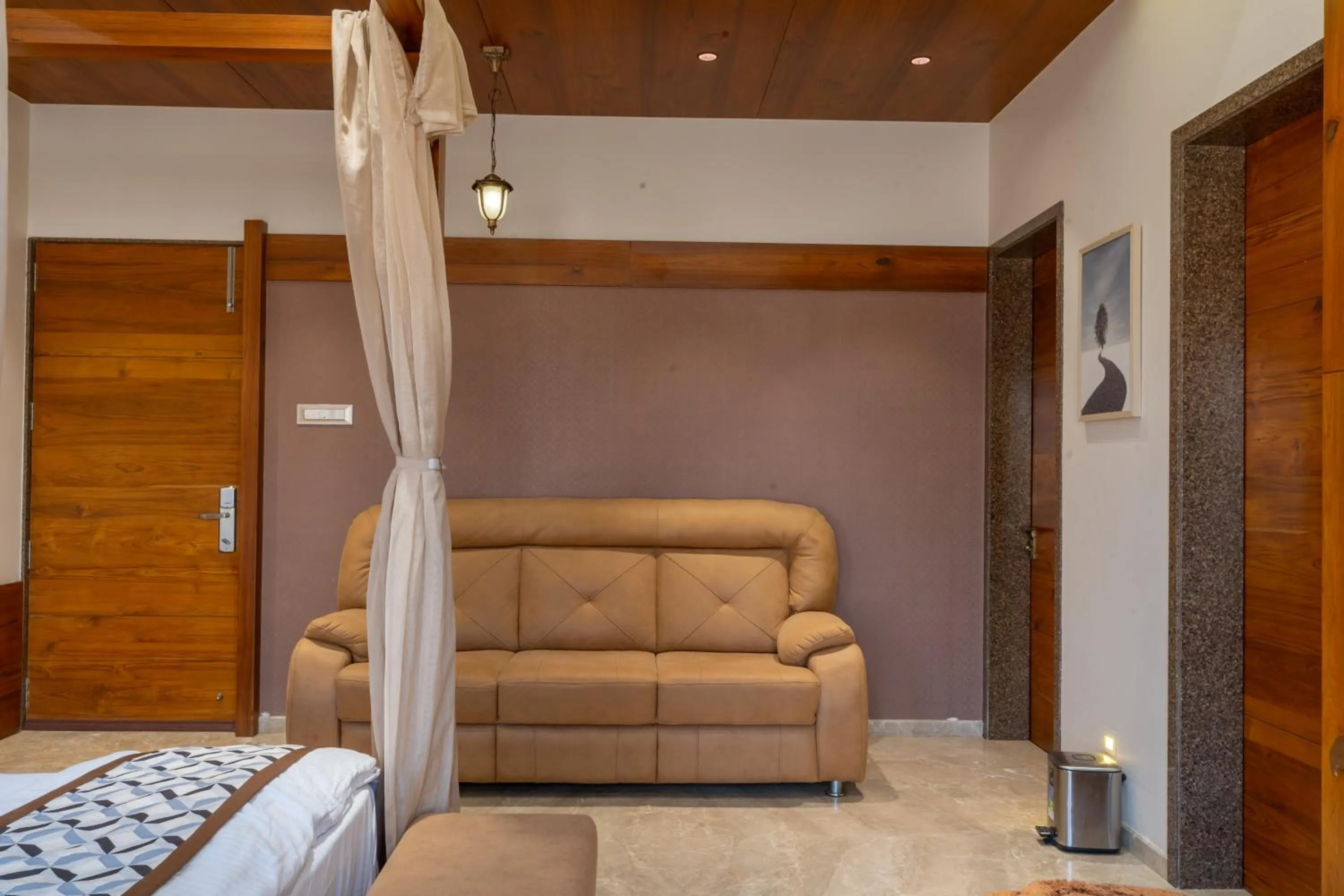 Seating area in The Gaj Kesri Gir - Best Wildlife Resort in Gir