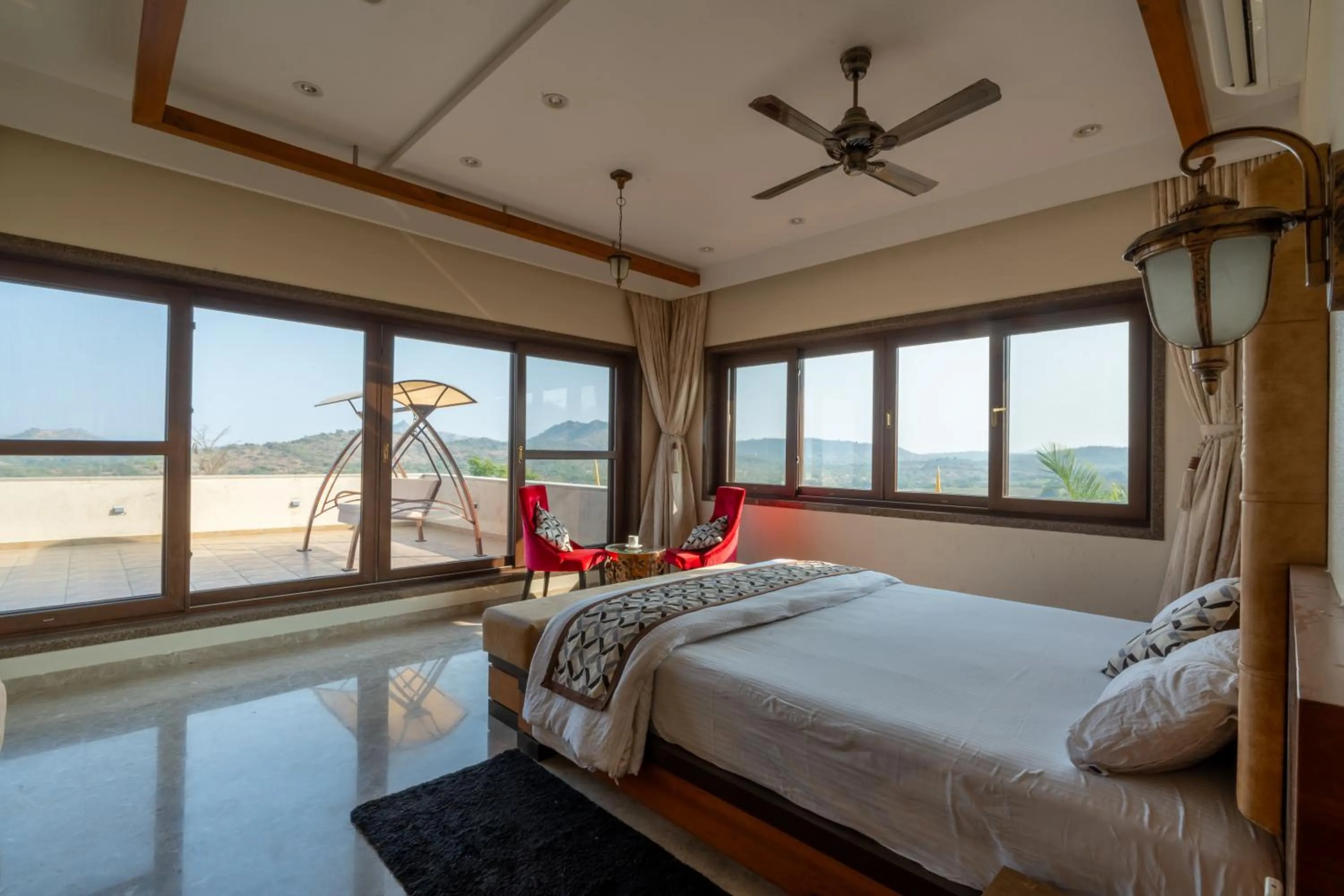 Bed in The Gaj Kesri Gir - Best Wildlife Resort in Gir