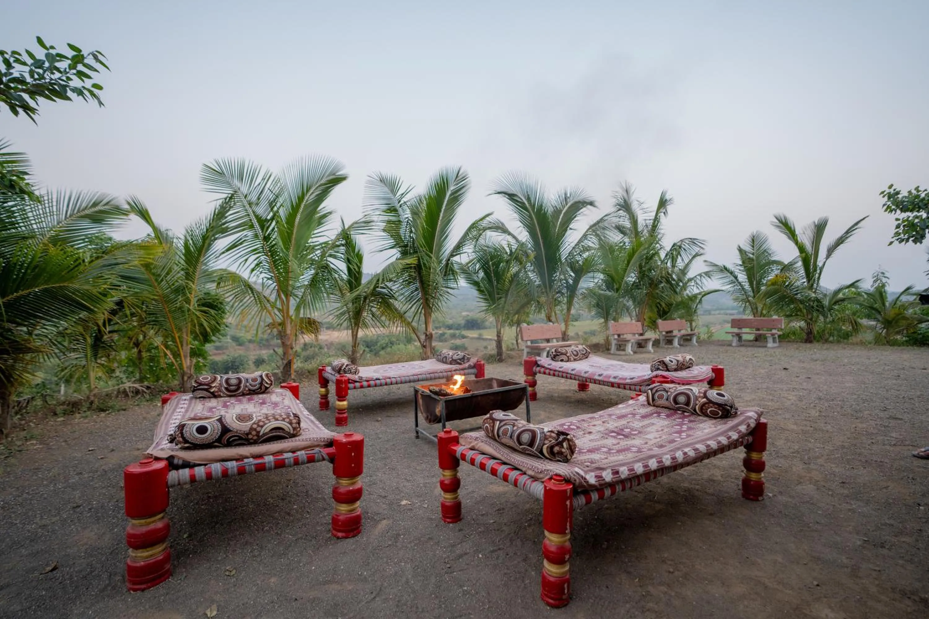 Garden in The Gaj Kesri Gir - Best Wildlife Resort in Gir