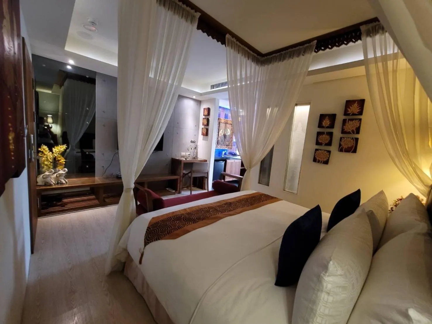 Bed in A&L Inn 戀灣旅棧