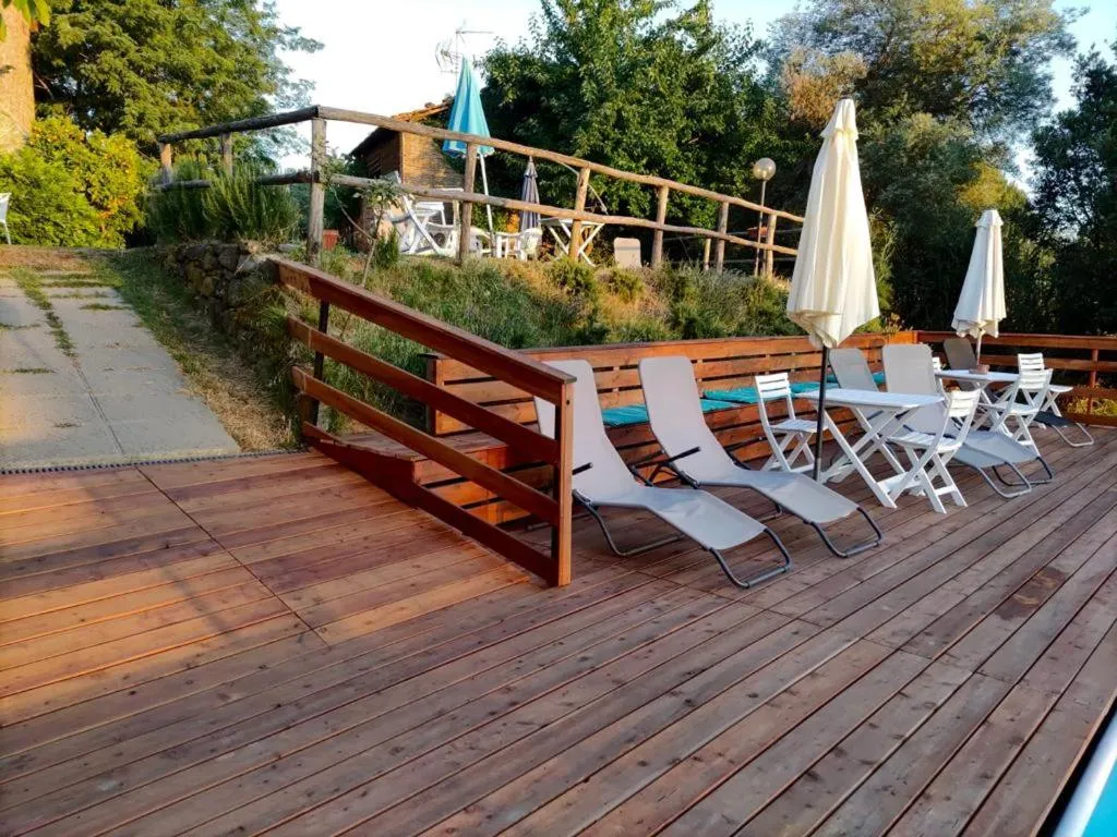 Swimming pool in Le Mimose B&B