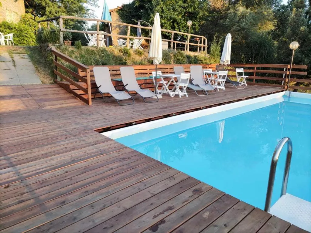 Swimming pool in Le Mimose B&B
