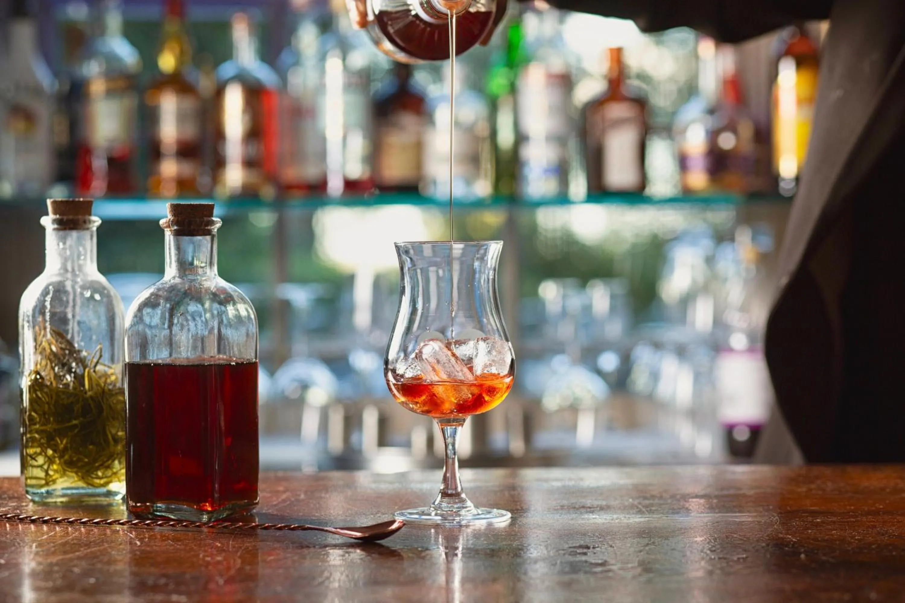 Alcoholic drinks in Burleigh Court Hotel