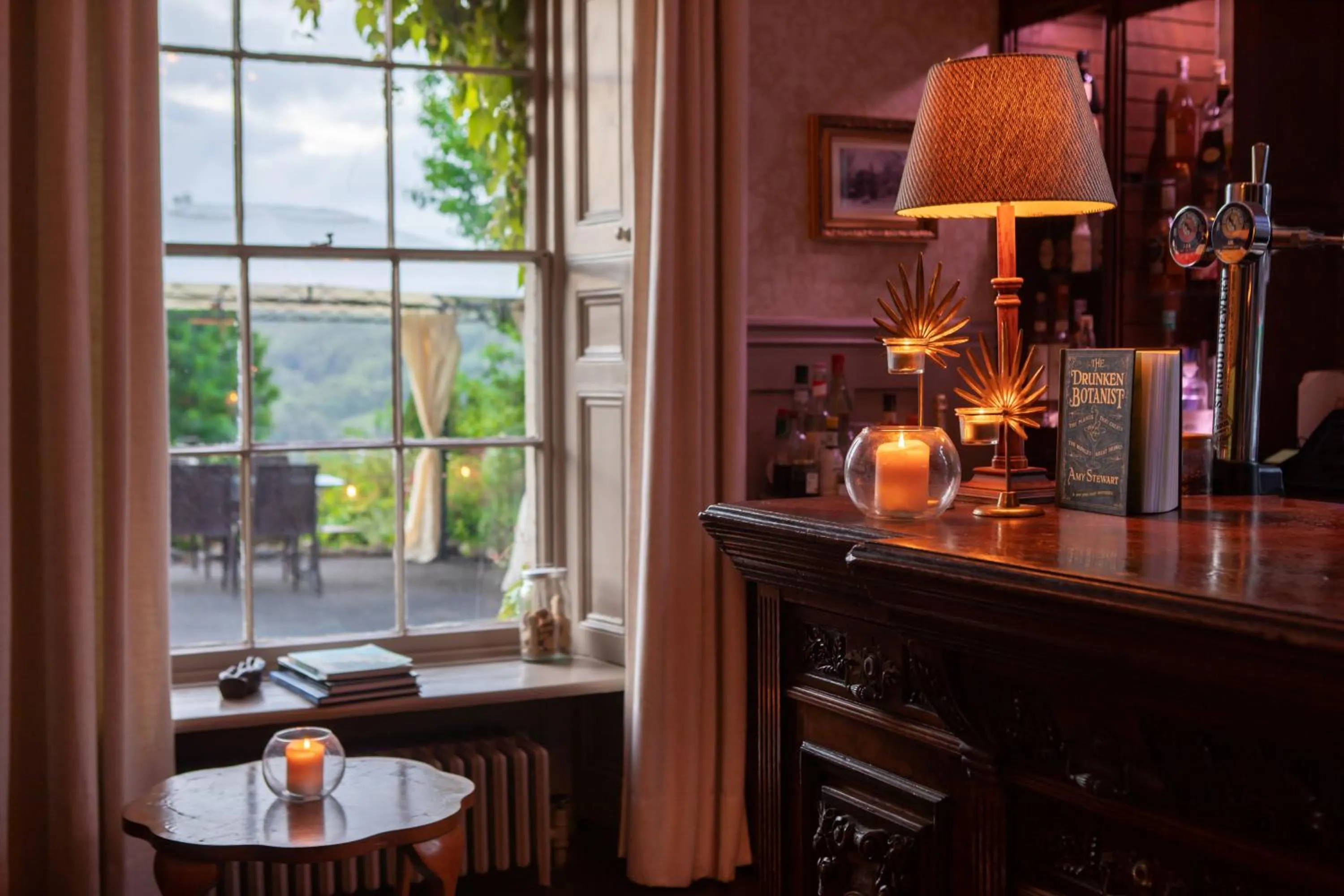 Lounge or bar in Burleigh Court Hotel