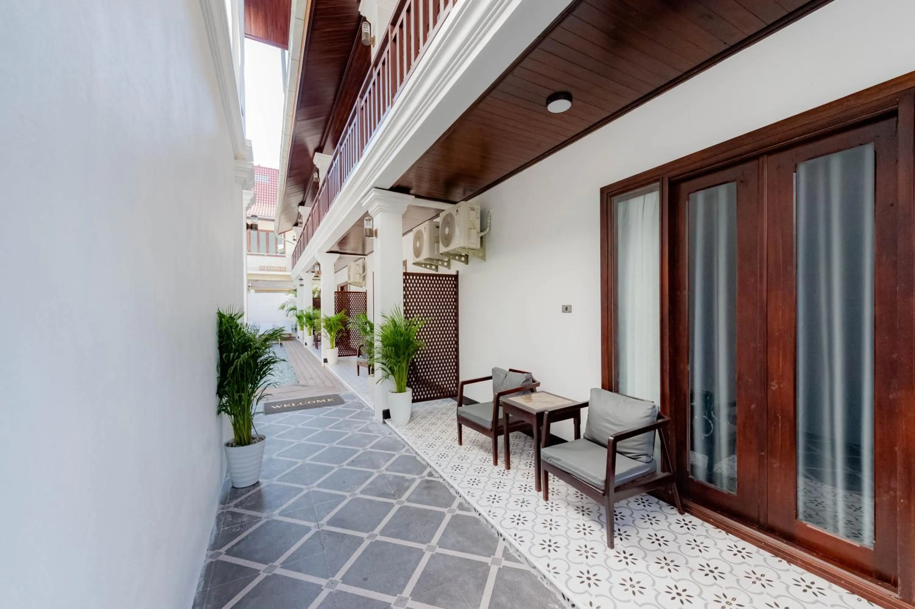 Balcony/Terrace in Cozy An Boutique Hotel Luangprabang