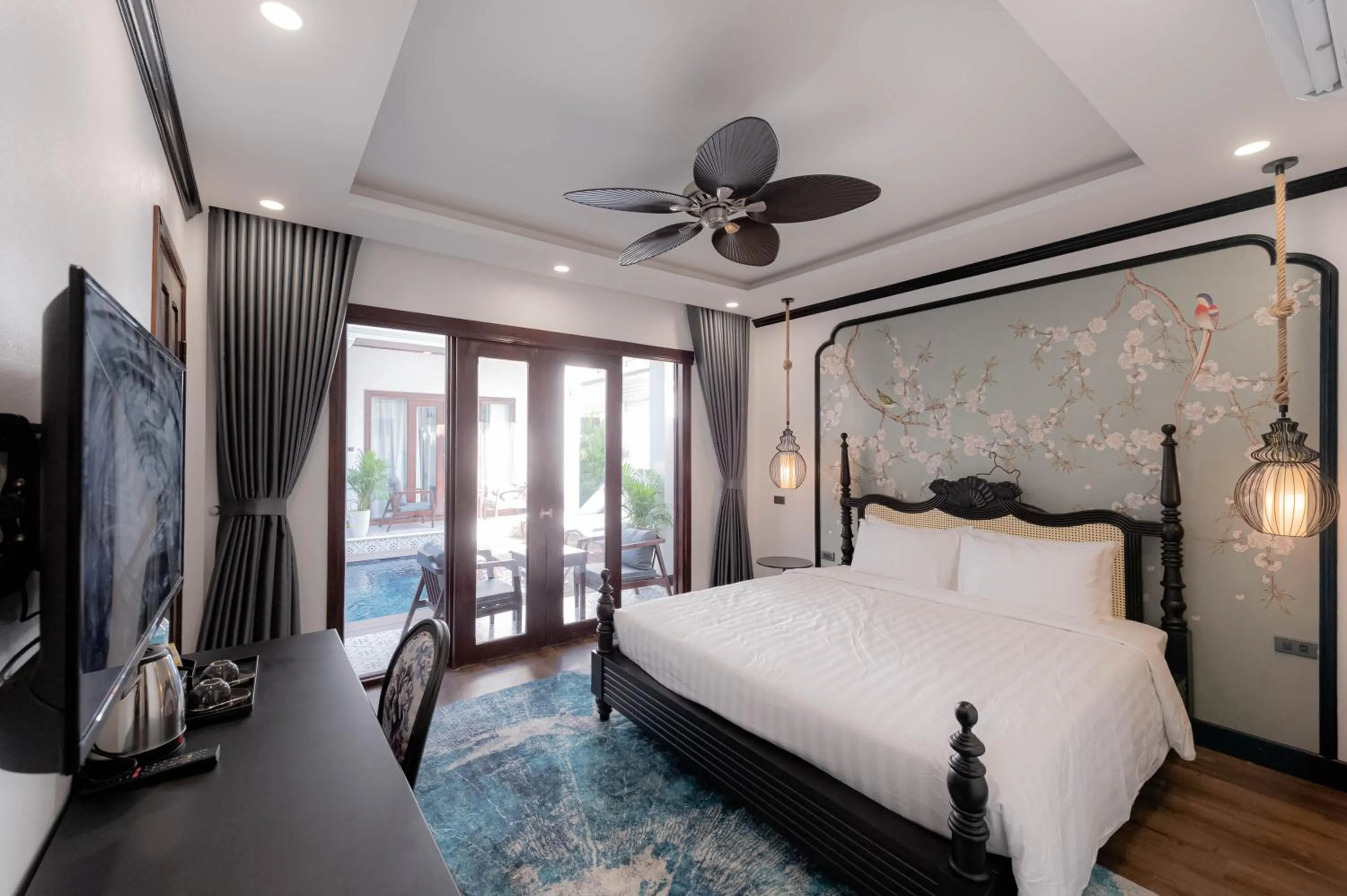 TV and multimedia, Bed in Cozy An Boutique Hotel Luangprabang