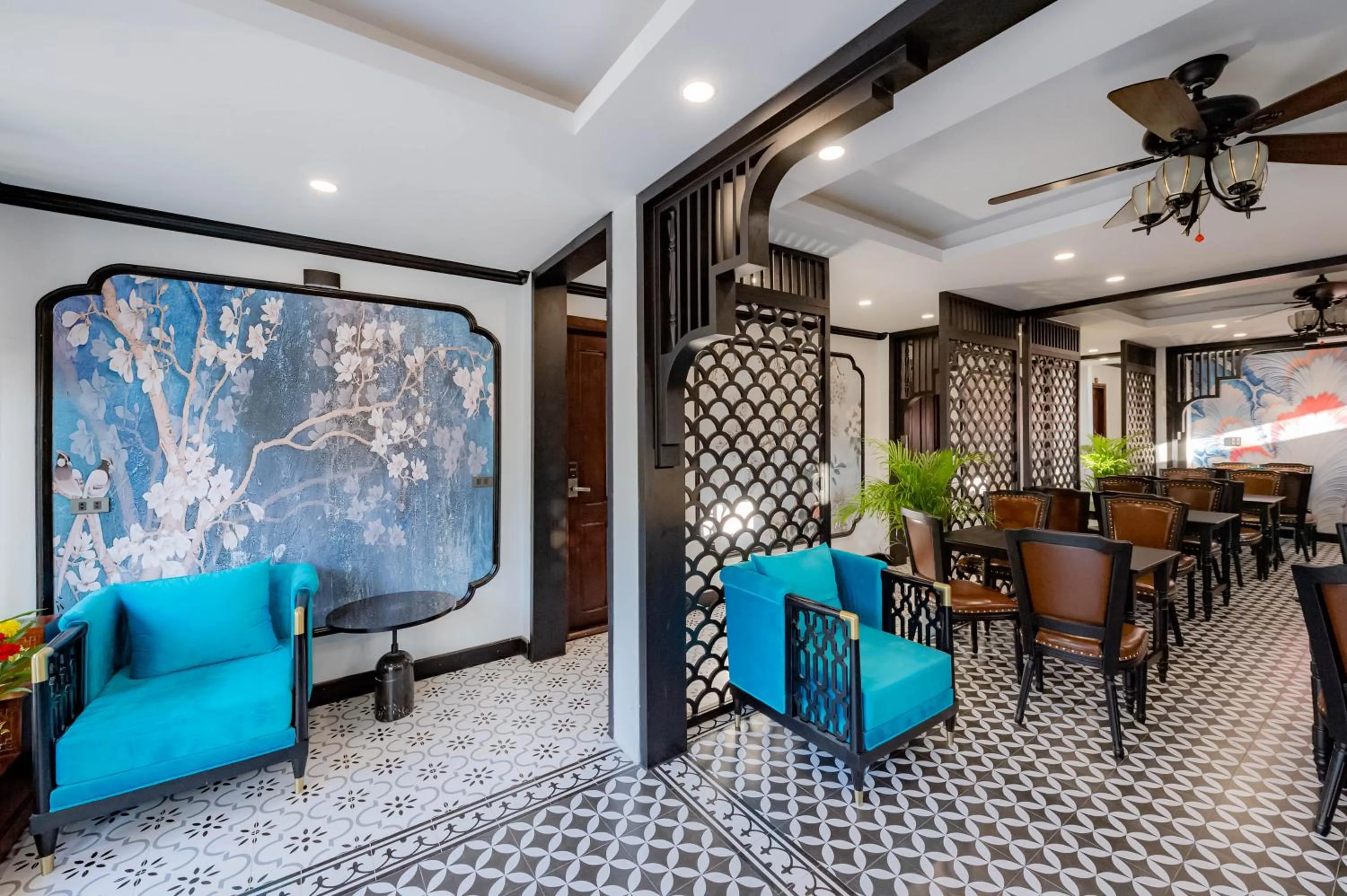 Living room in Cozy An Boutique Hotel Luangprabang