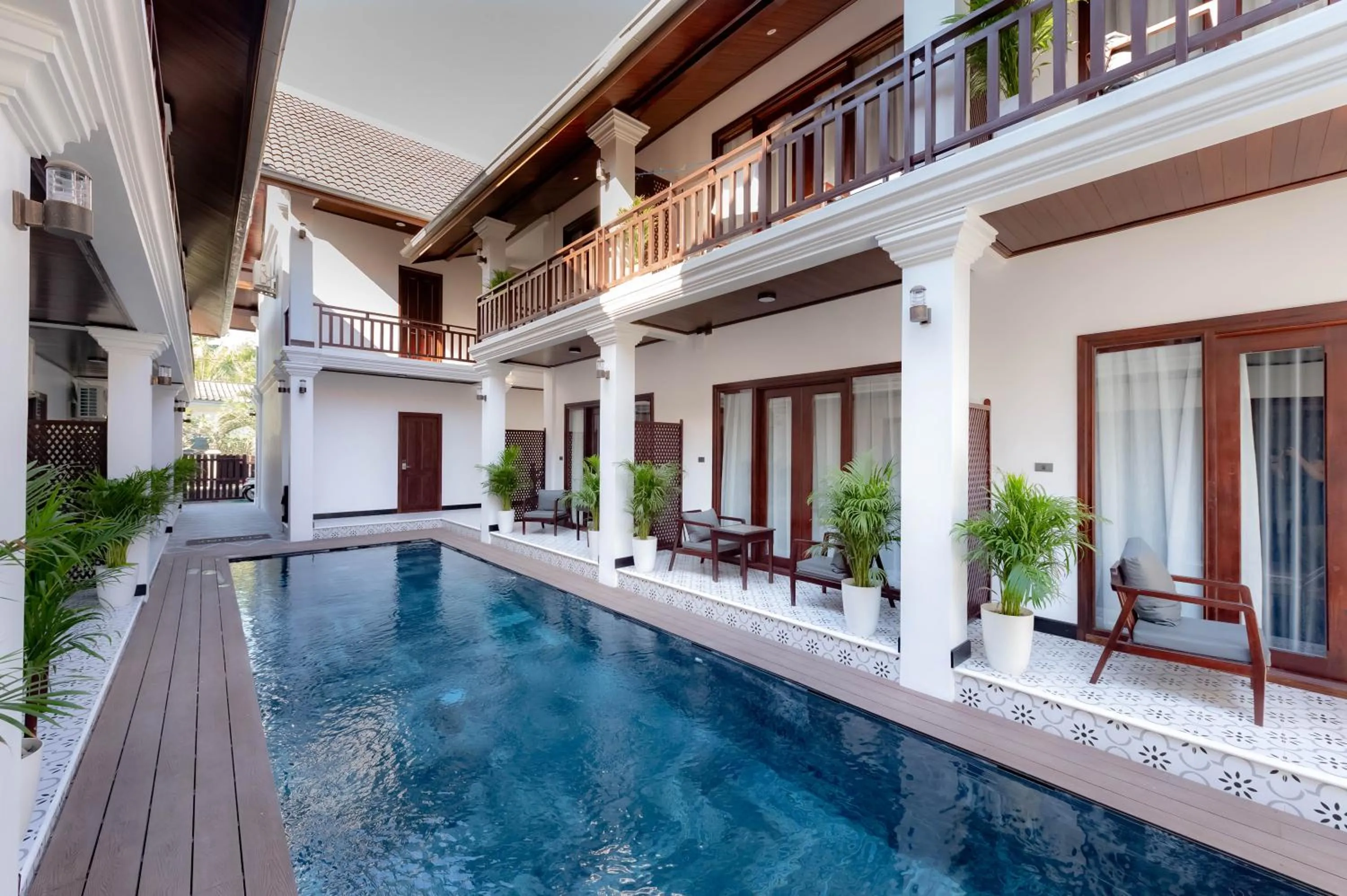 Swimming pool in Cozy An Boutique Hotel Luangprabang
