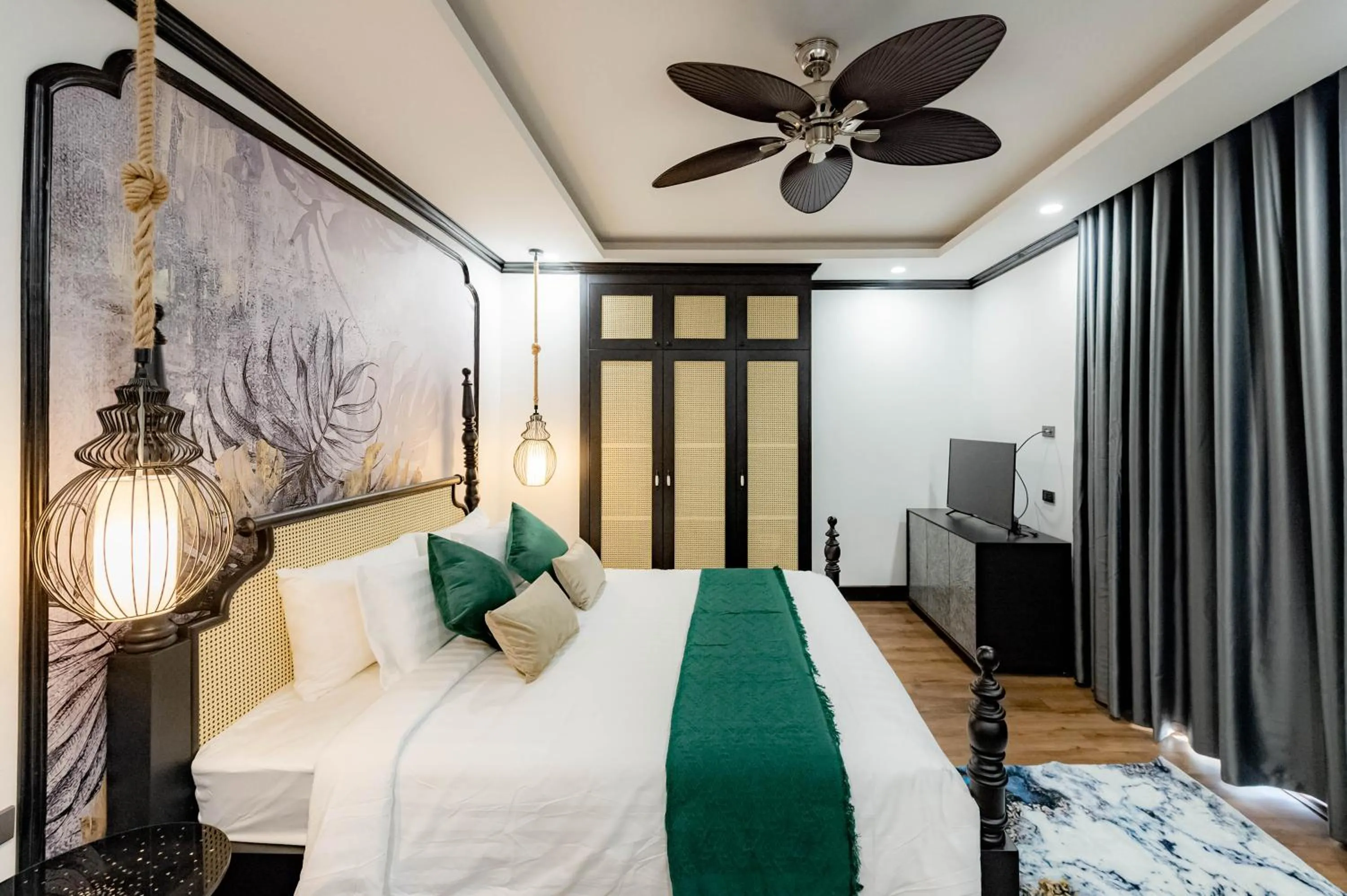 Bed in Cozy An Boutique Hotel Luangprabang