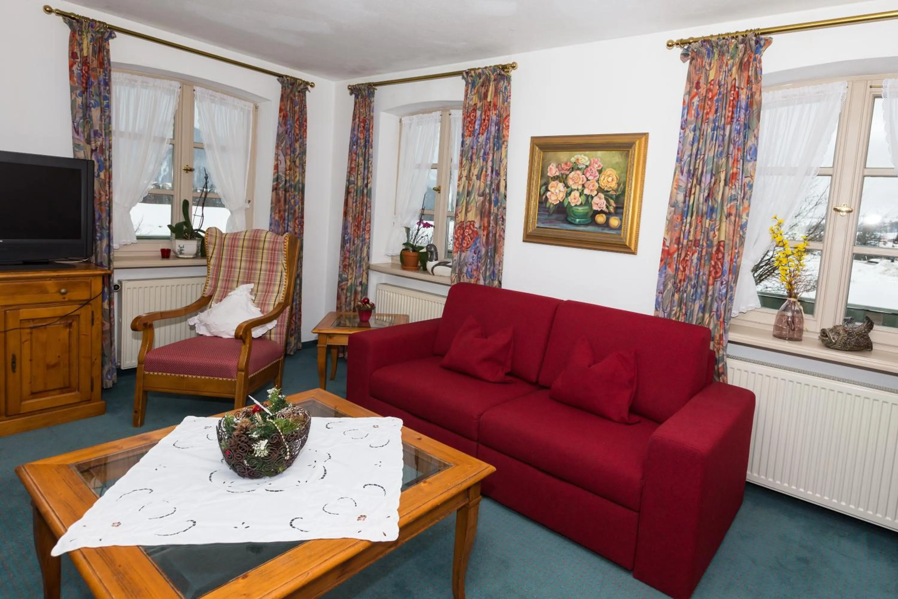 Seating area in DEVA Villa Mittermaier