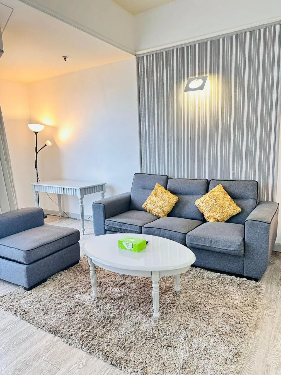 Seating area in KL COZY GOLD SUITE At TIMES SQUARE