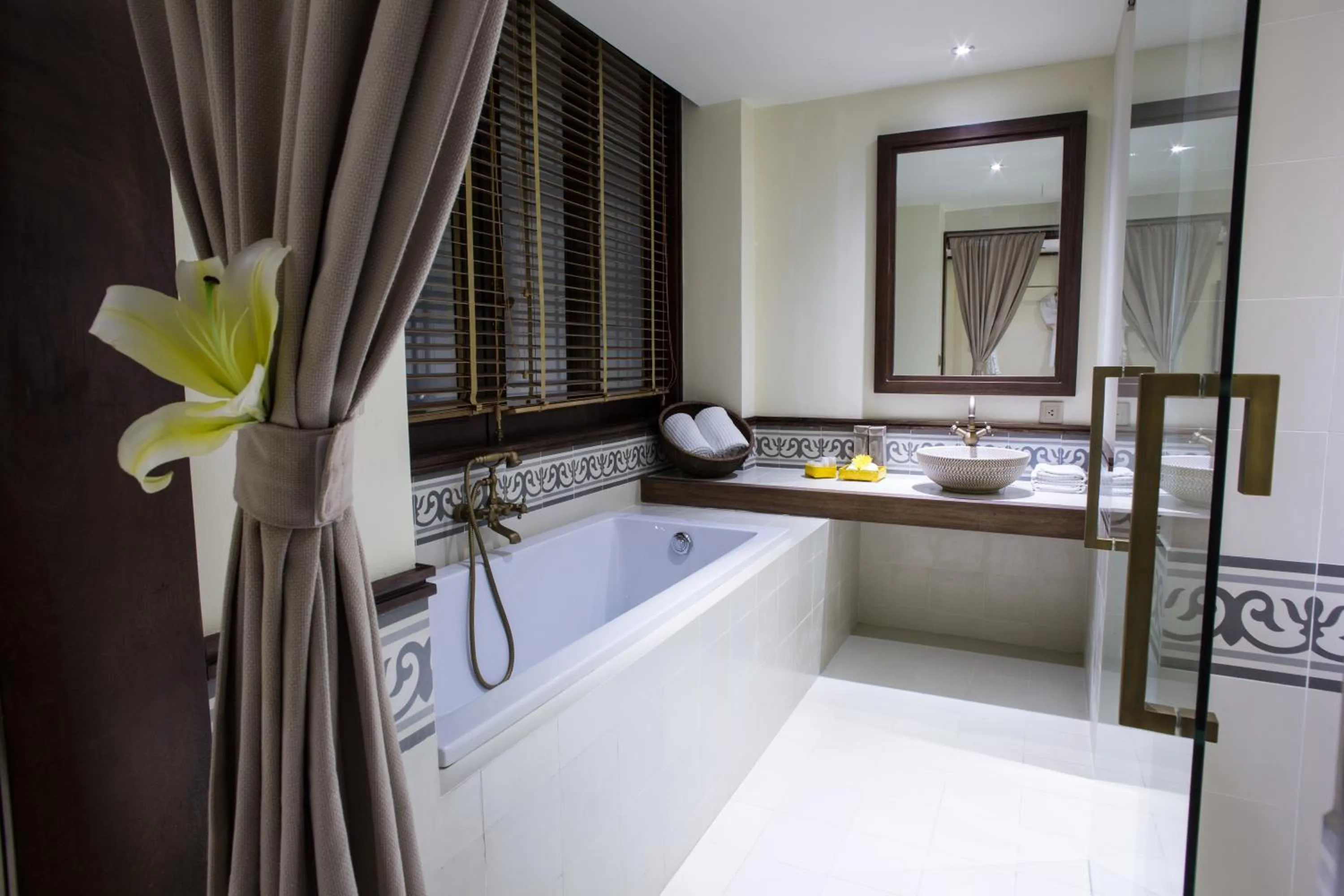 Bathroom, Bed in Almanity Hoi An Resort & Spa